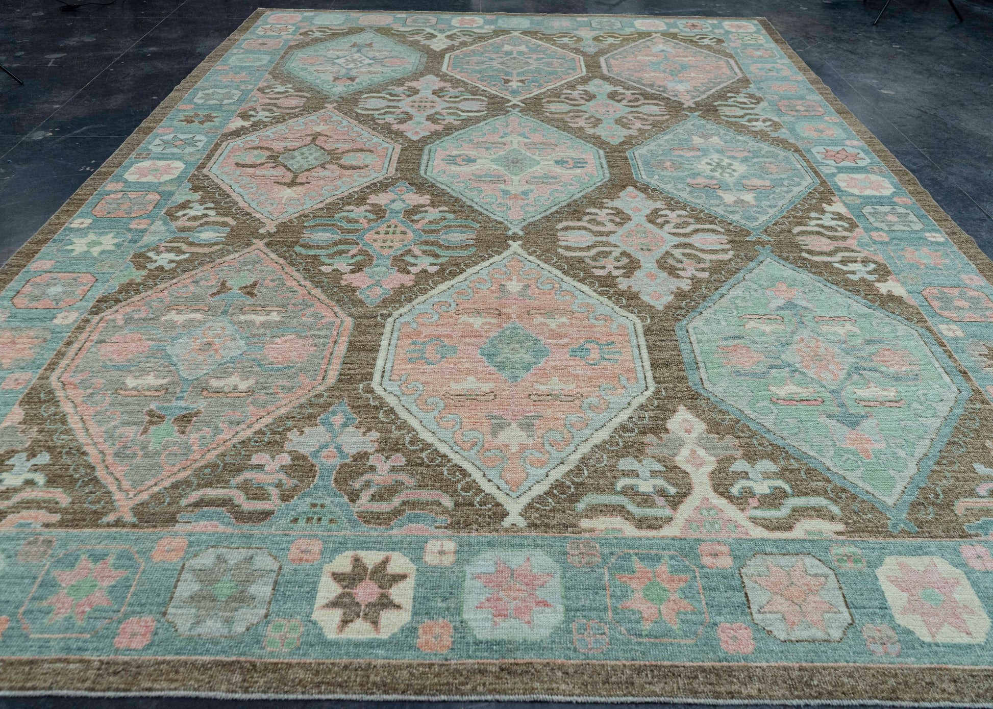 Turkish Oushak Rug 10'2" x 14'9" #20035