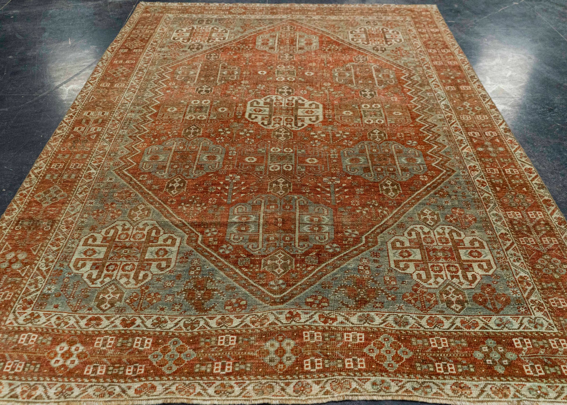 Turkish Vintage Rug  6'10" x 9'11" #21129