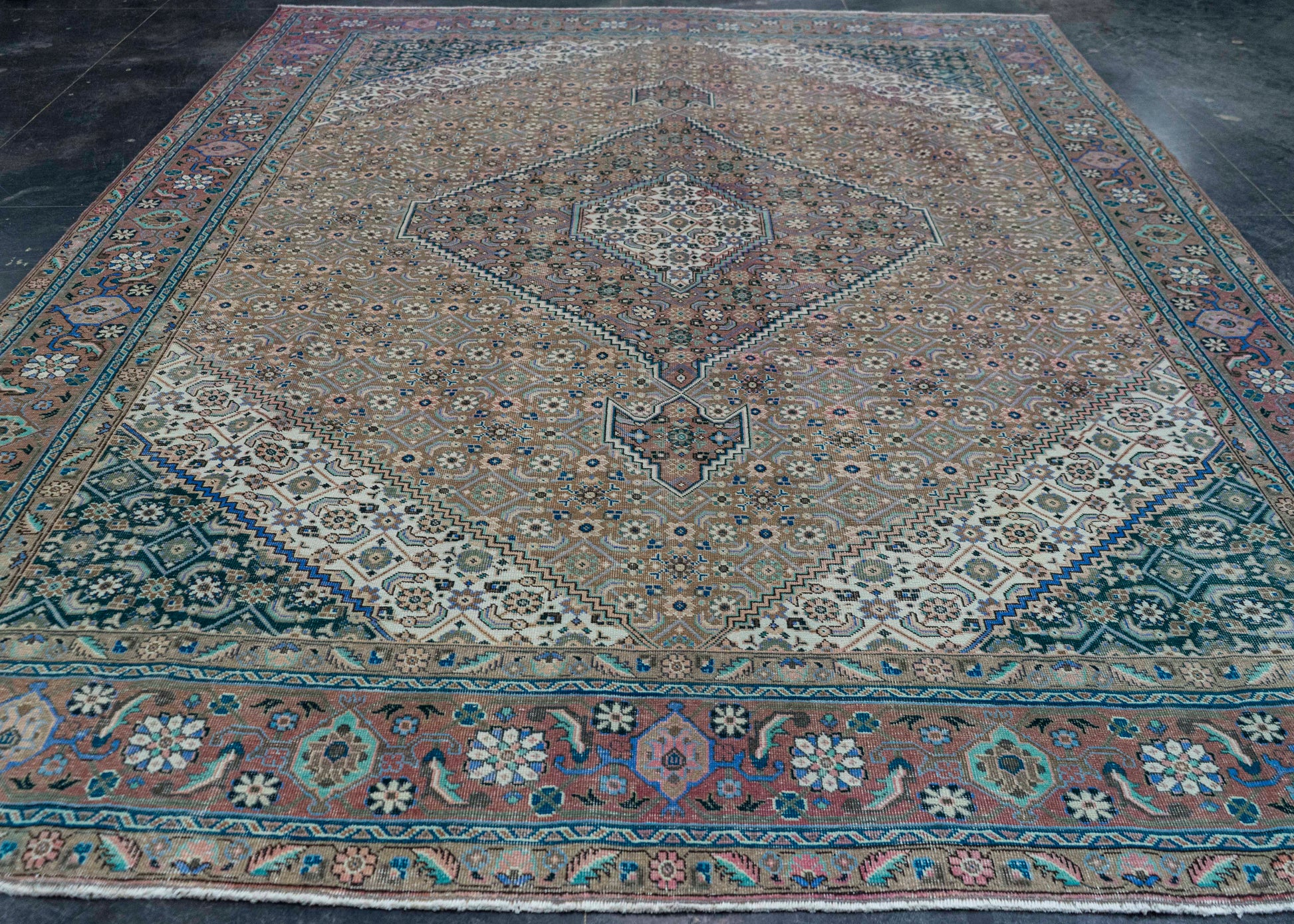 Turkish Vintage Rug 10' x 12'8" #20585