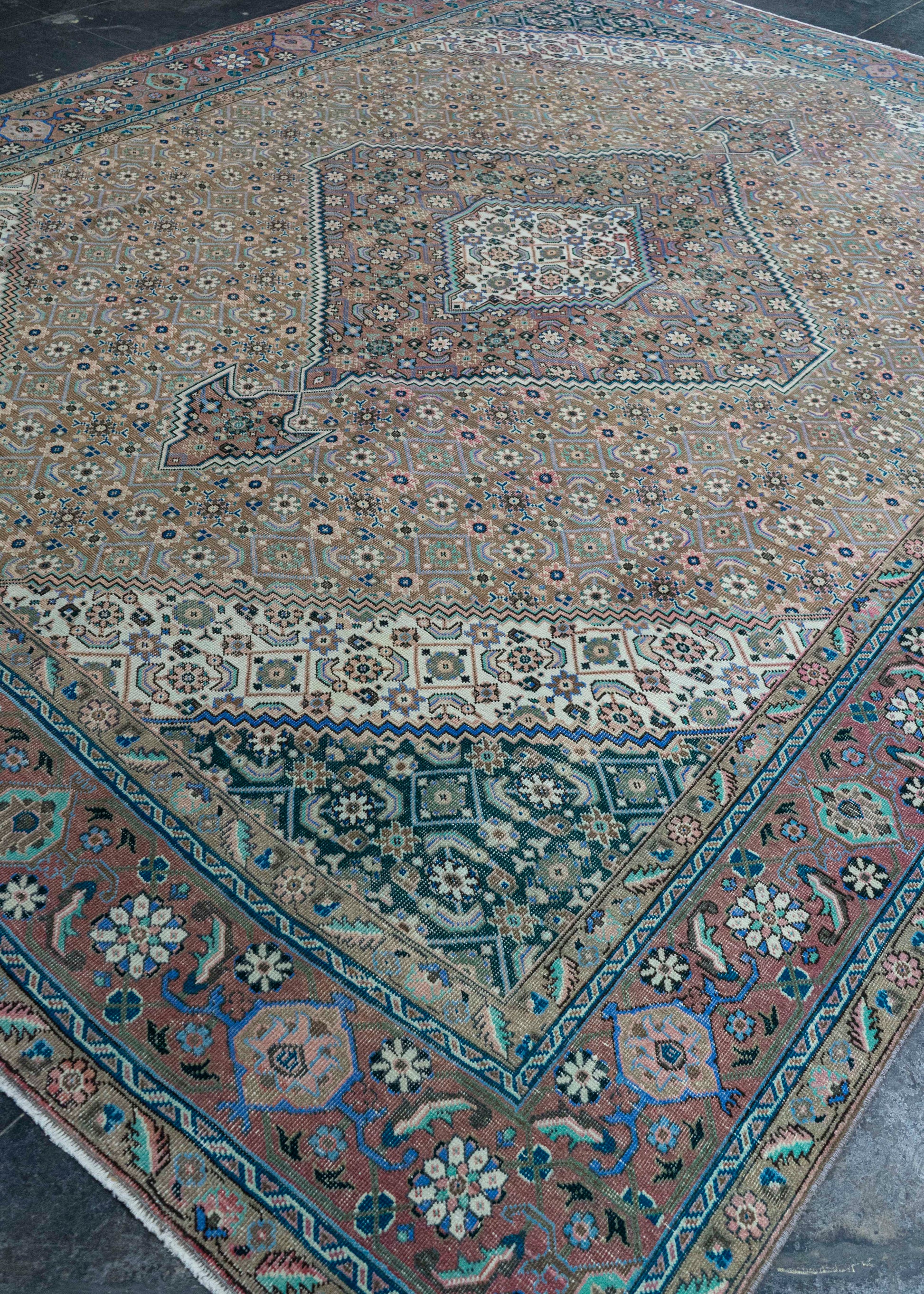 Turkish Vintage Rug 10' x 12'8" #20585