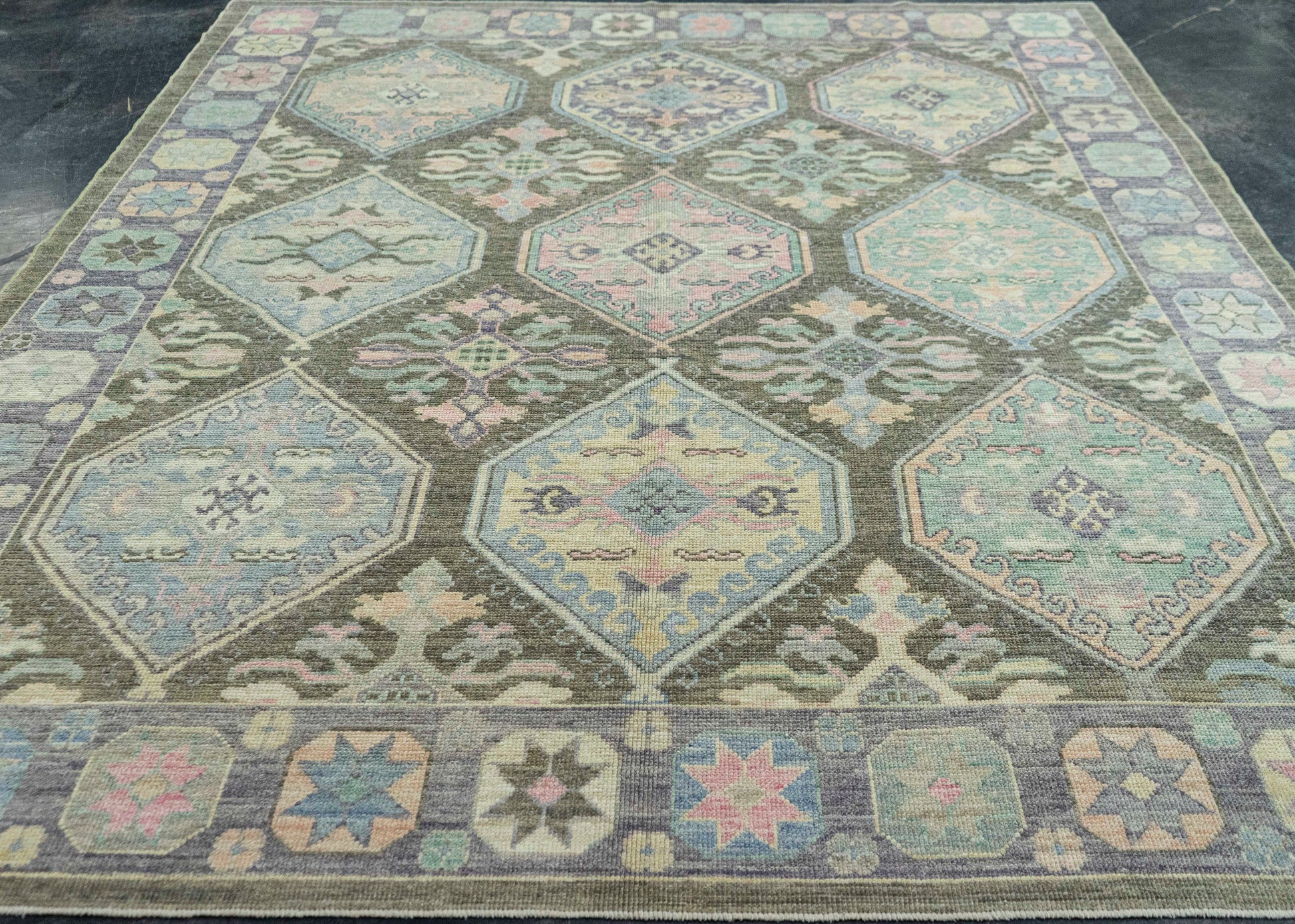 Turkish Oushak Rug 8'3" x 9'11" #21306