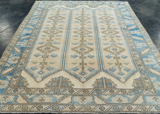 Turkish Vintage Rug  6'11" x 9'3" #21324