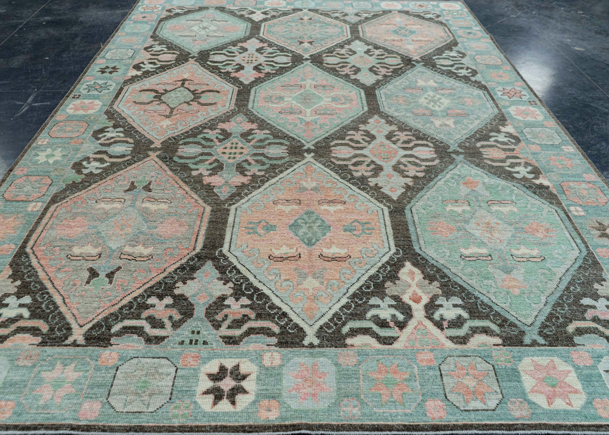 Turkish Oushak Rug 8'6" x 12'4" #20050