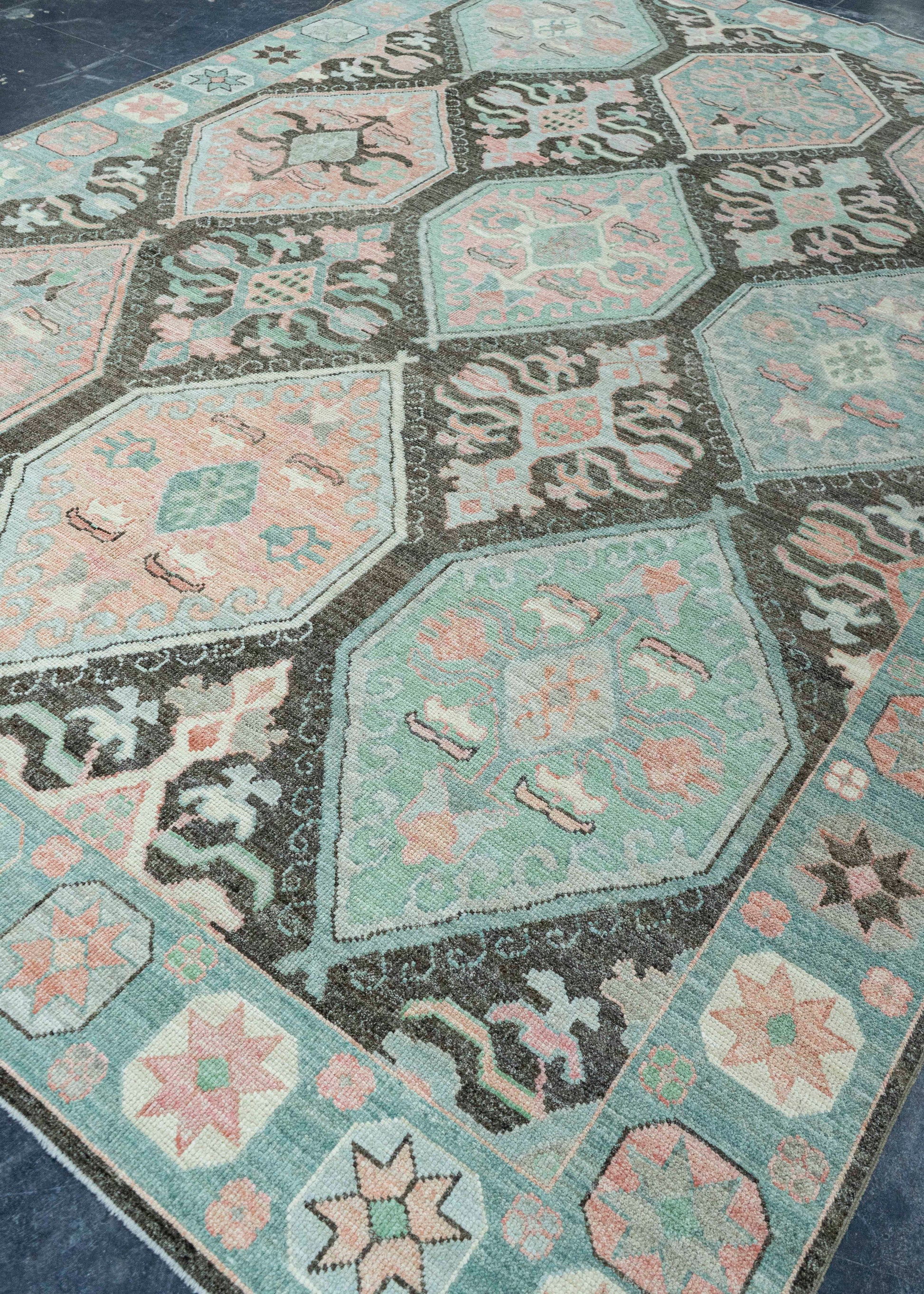 Turkish Oushak Rug 8'6" x 12'4" #20050