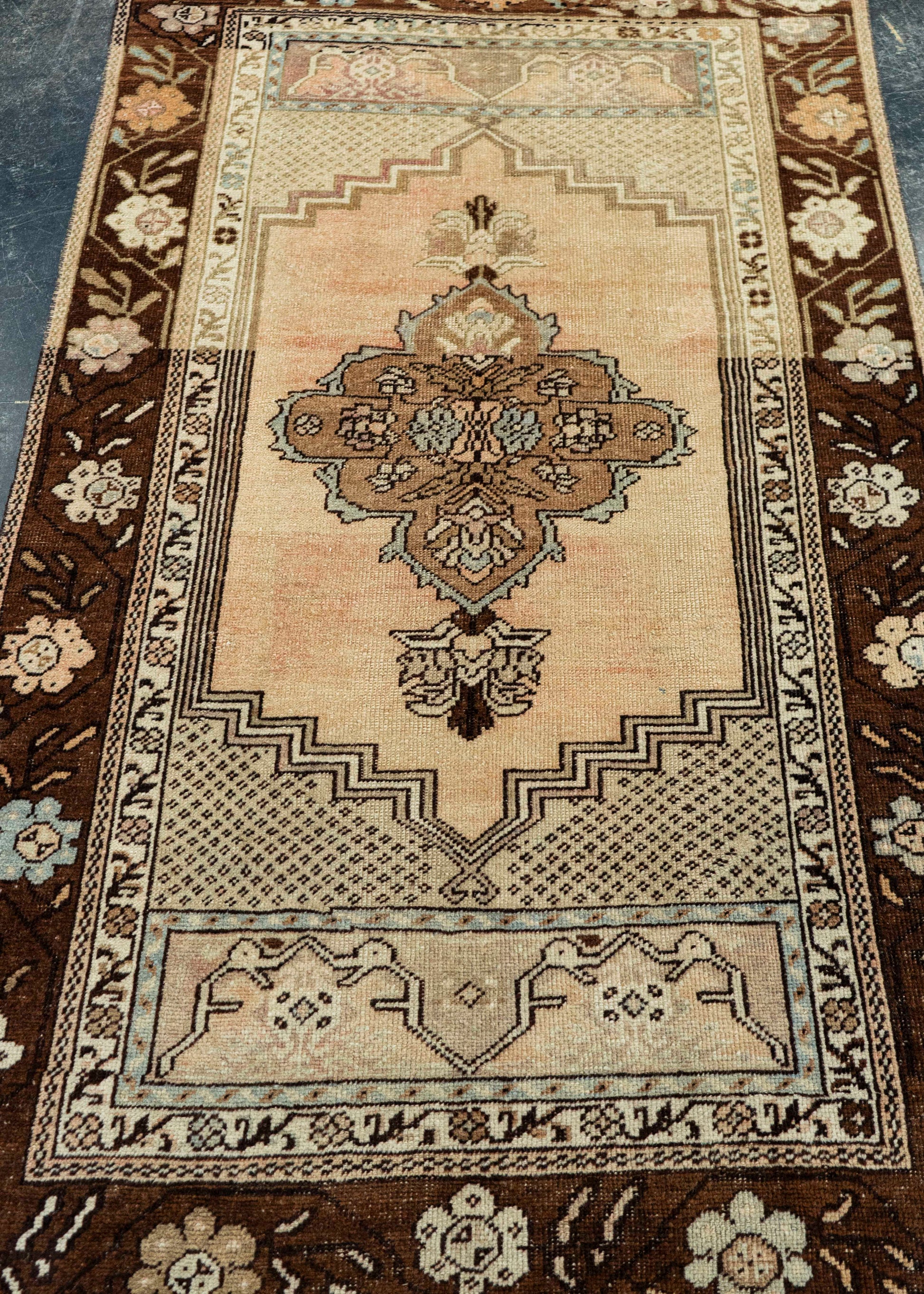 Turkish Vintage Rug 3'1" x 5'4" #19831