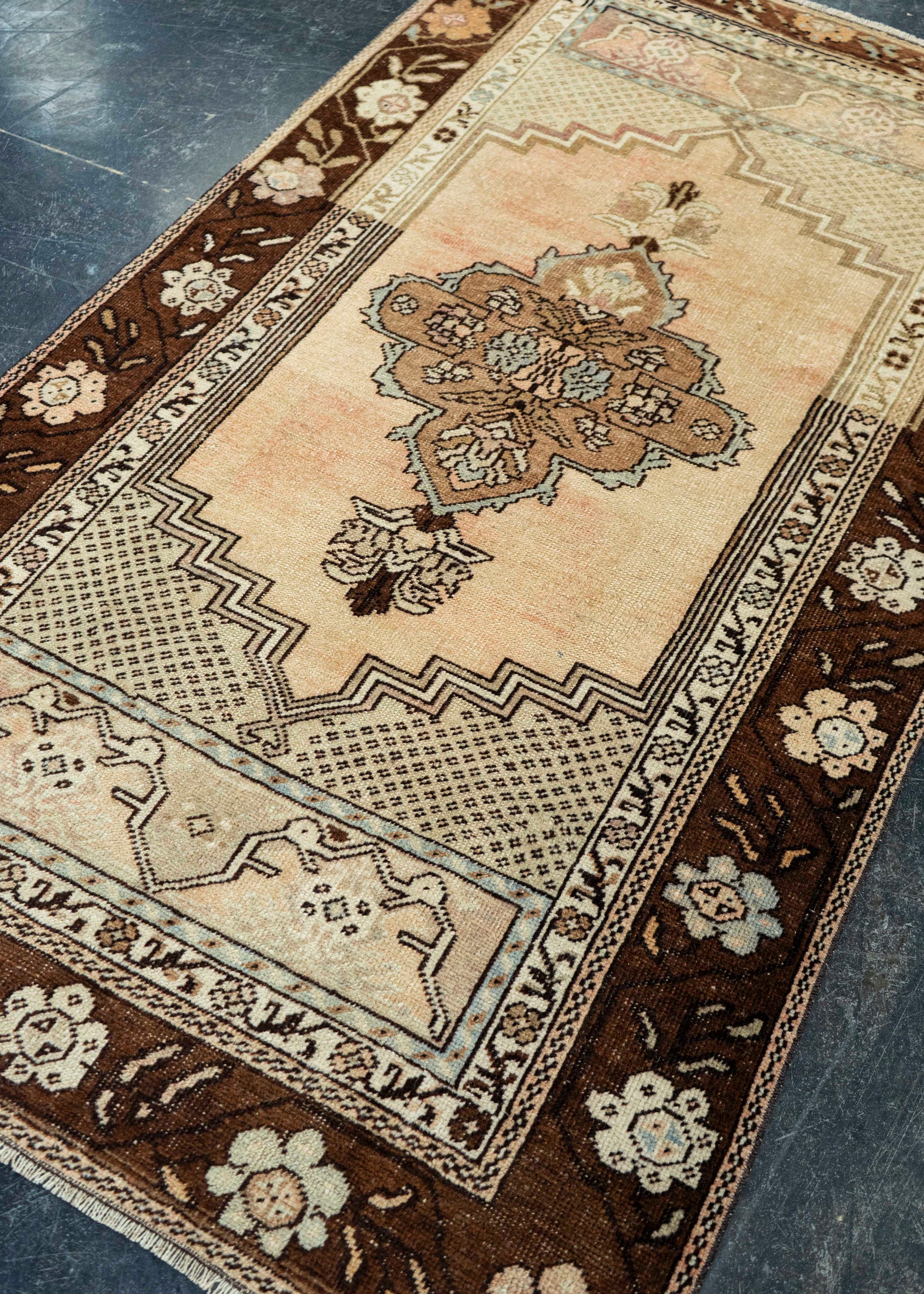 Turkish Vintage Rug 3'1" x 5'4" #19831