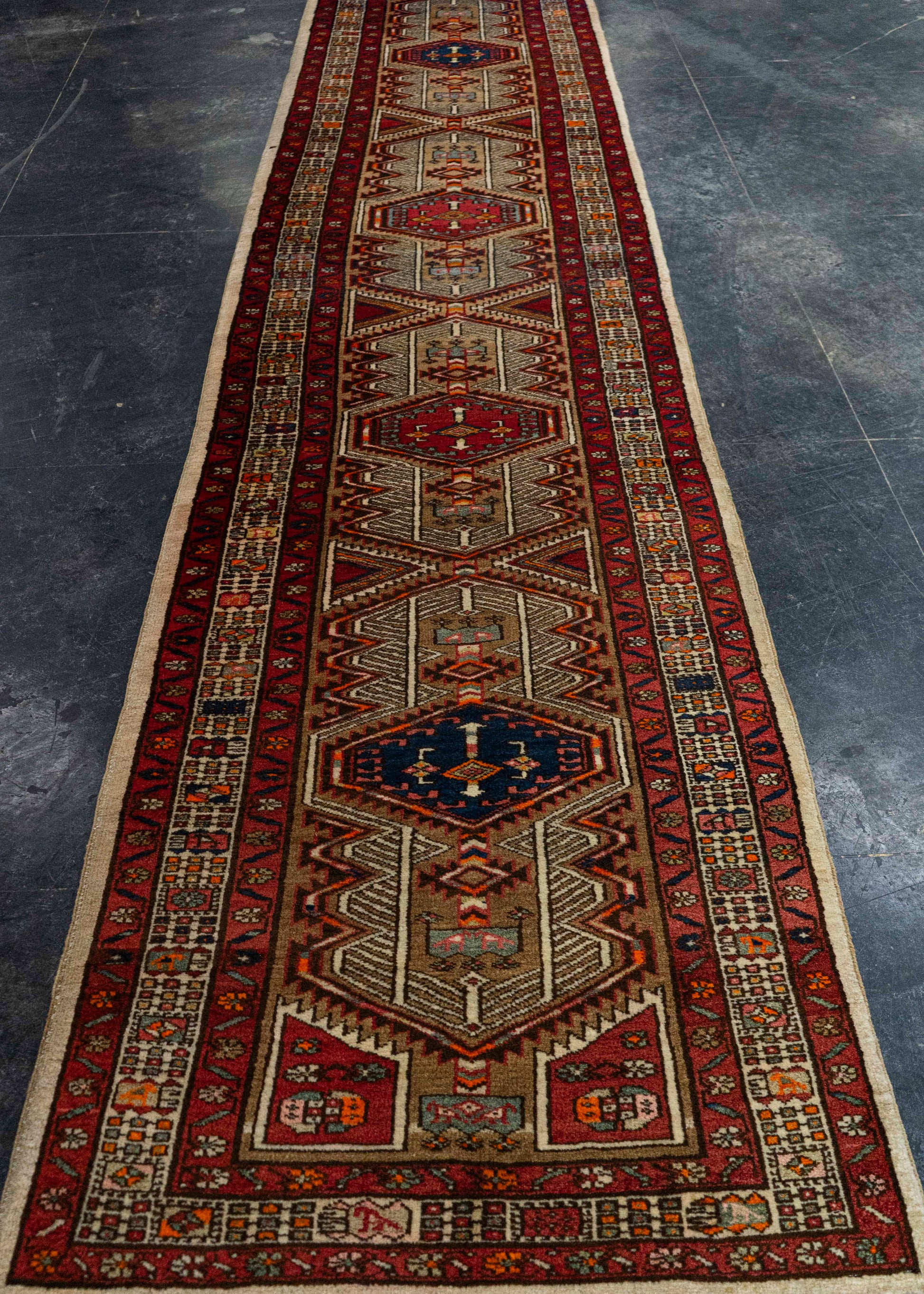 Turkish Vintage Rug  3'3" x 14'4" #21123