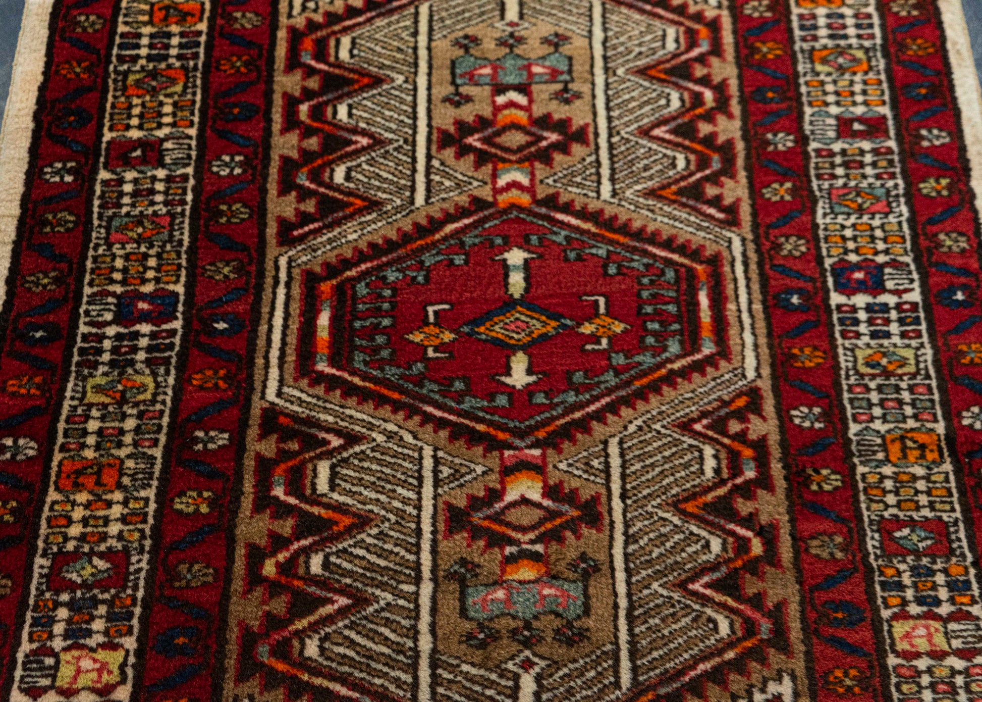 Turkish Vintage Rug  3'3" x 14'4" #21123