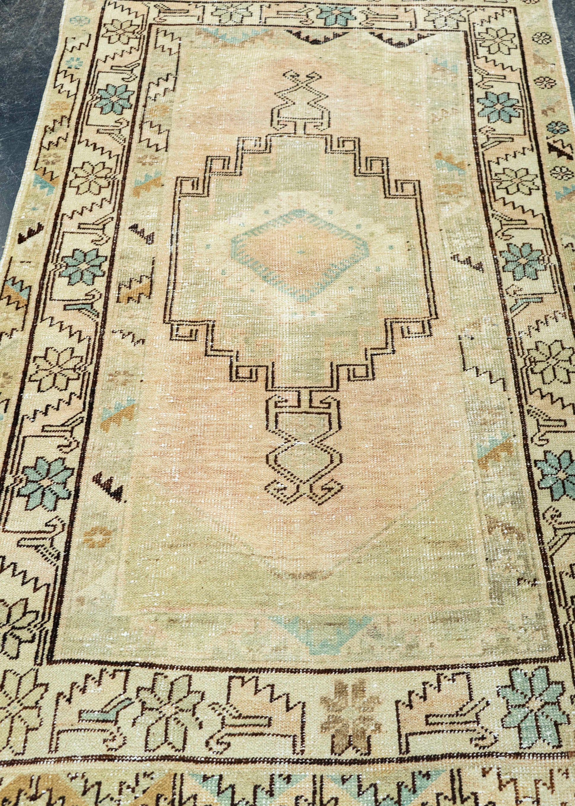 Turkish Vintage Rug 3'4" x 5'5" #19806