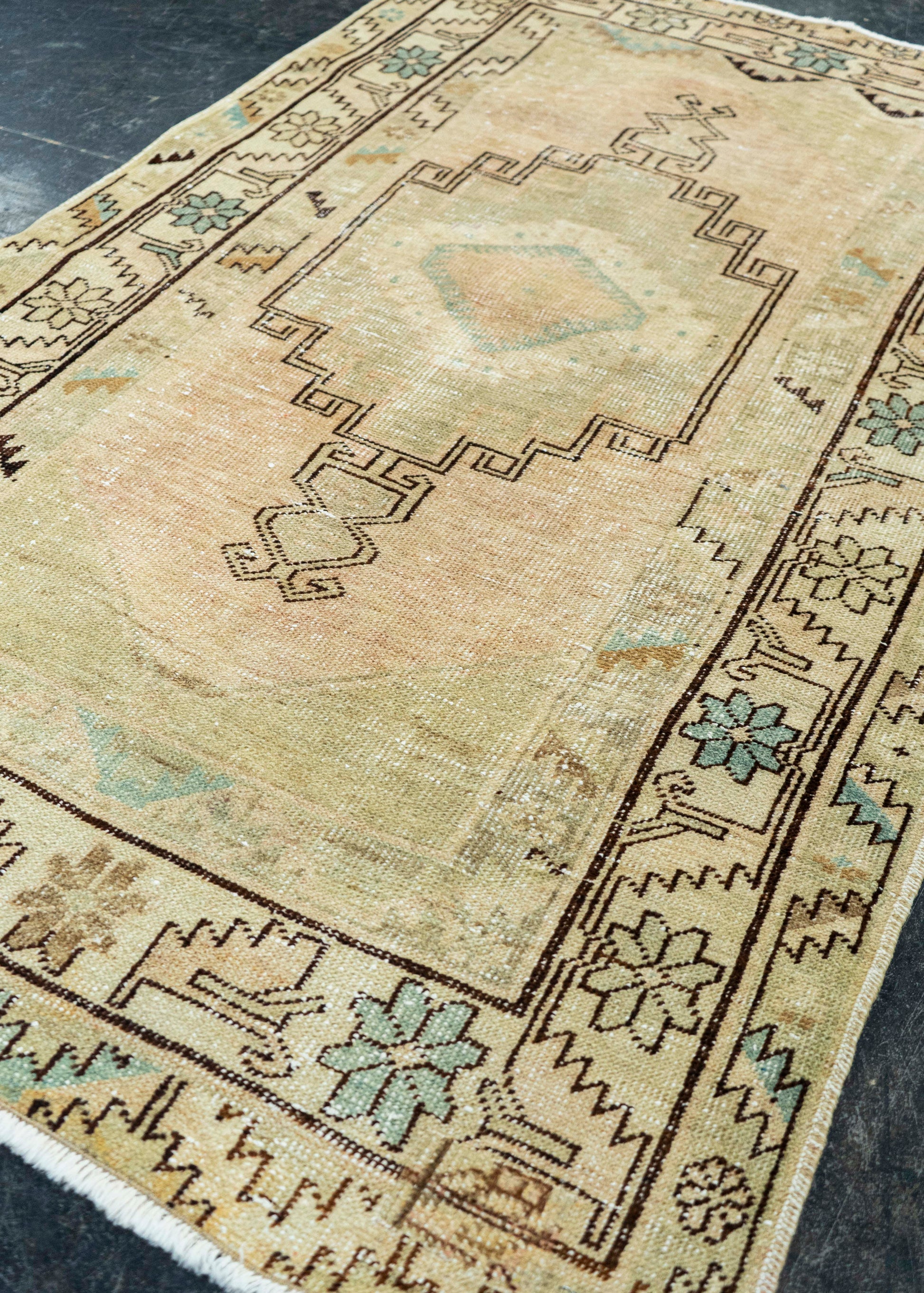 Turkish Vintage Rug 3'4" x 5'5" #19806