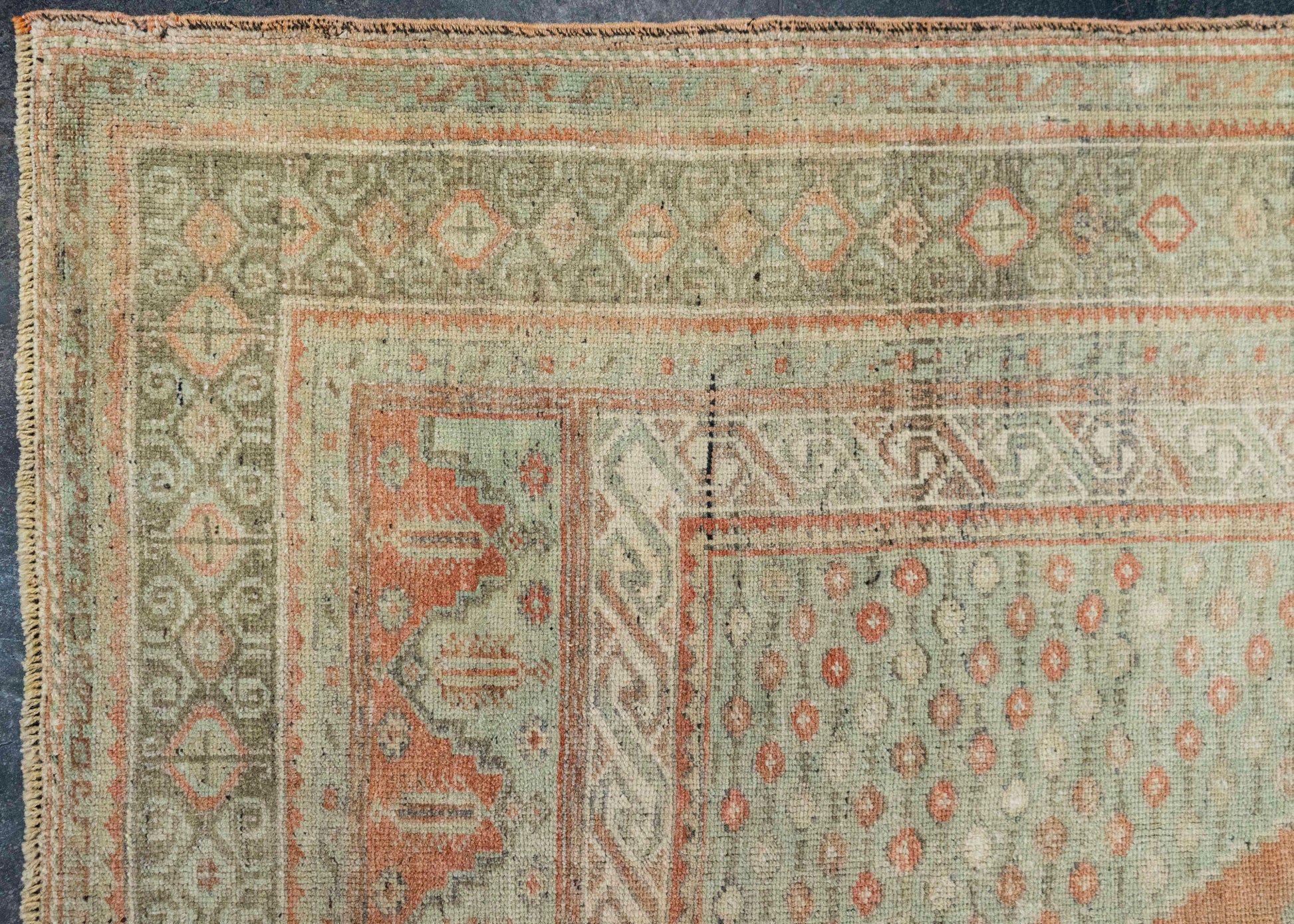 Turkish Vintage Rug  5'5" x 10'1" #21001