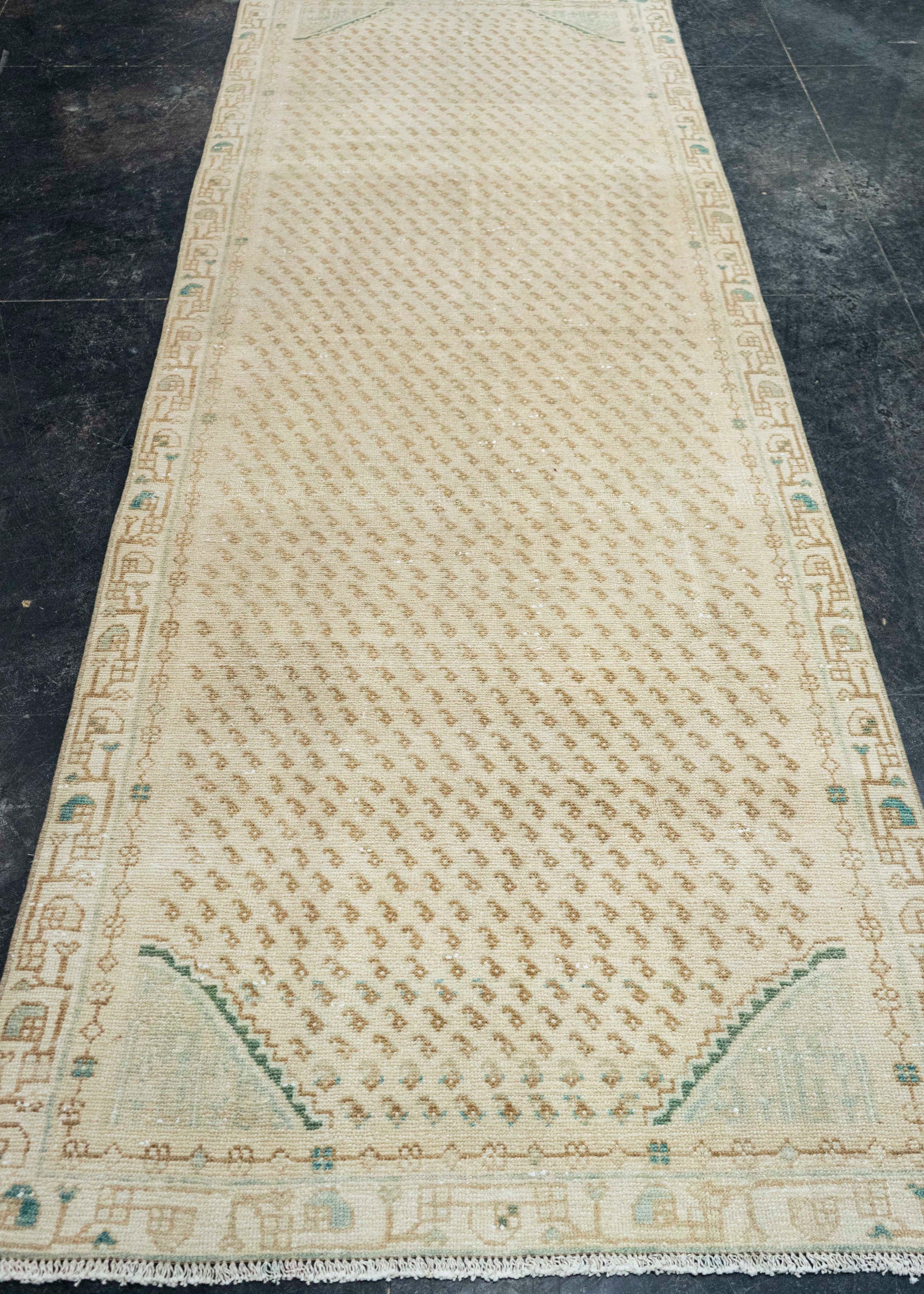Turkish Vintage Rug  3'5" x 9'7" #21113