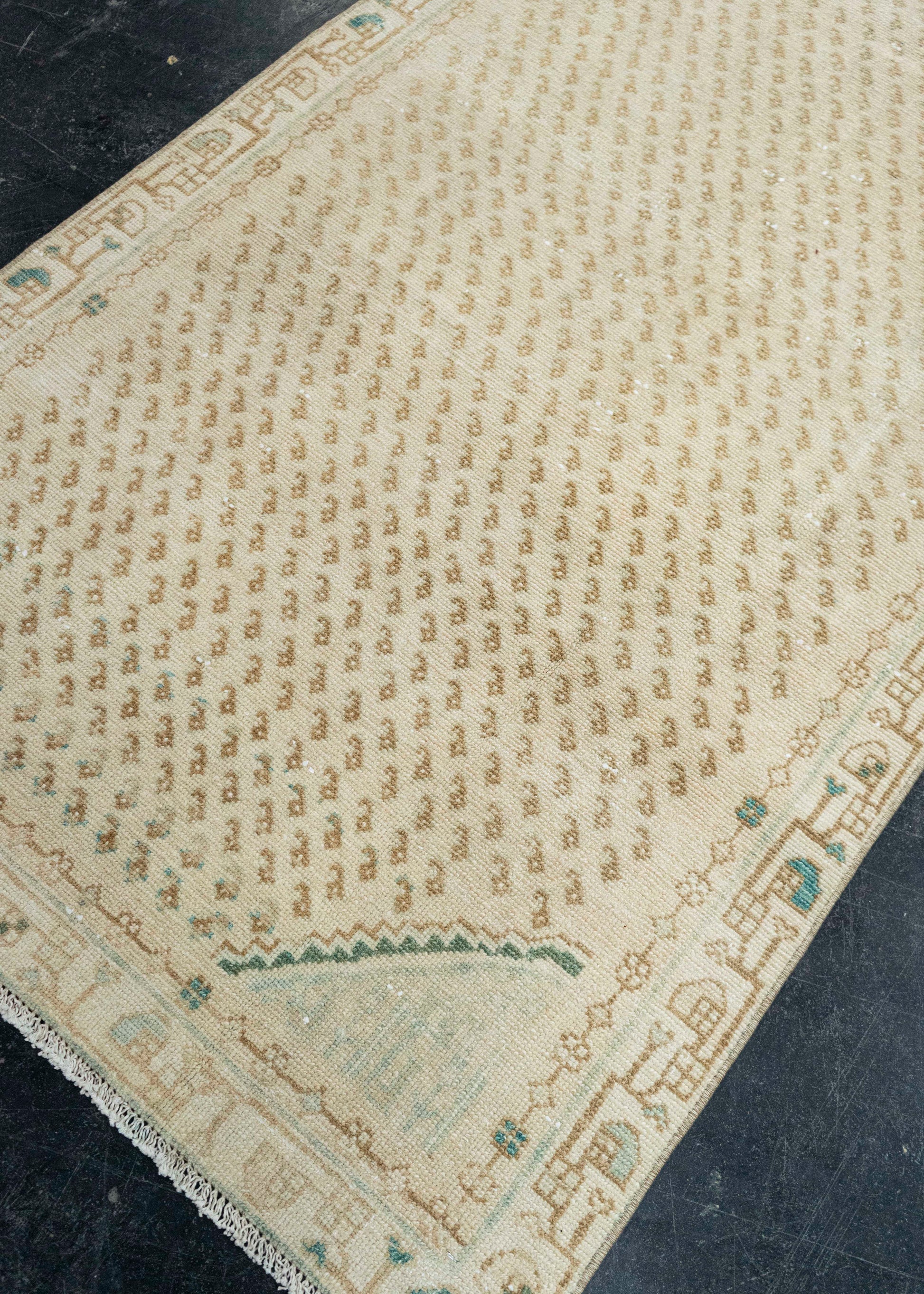 Turkish Vintage Rug  3'5" x 9'7" #21113