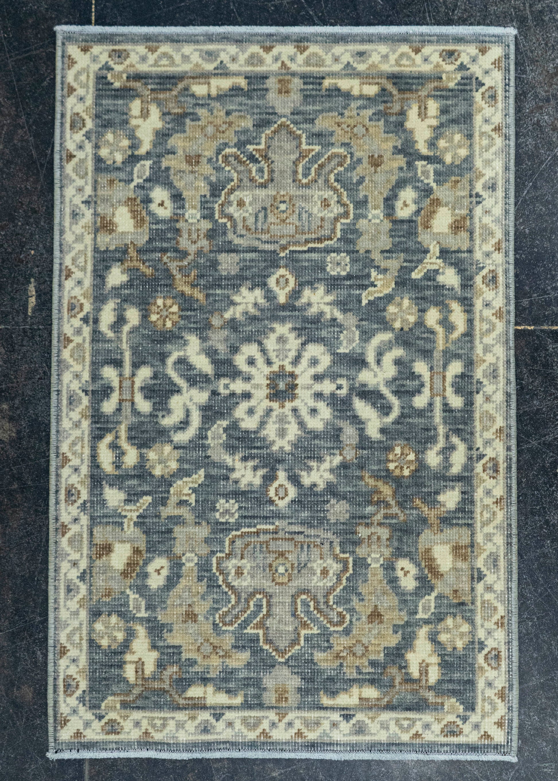 Turkish Oushak Rug 1'7" x 2'5" #20445