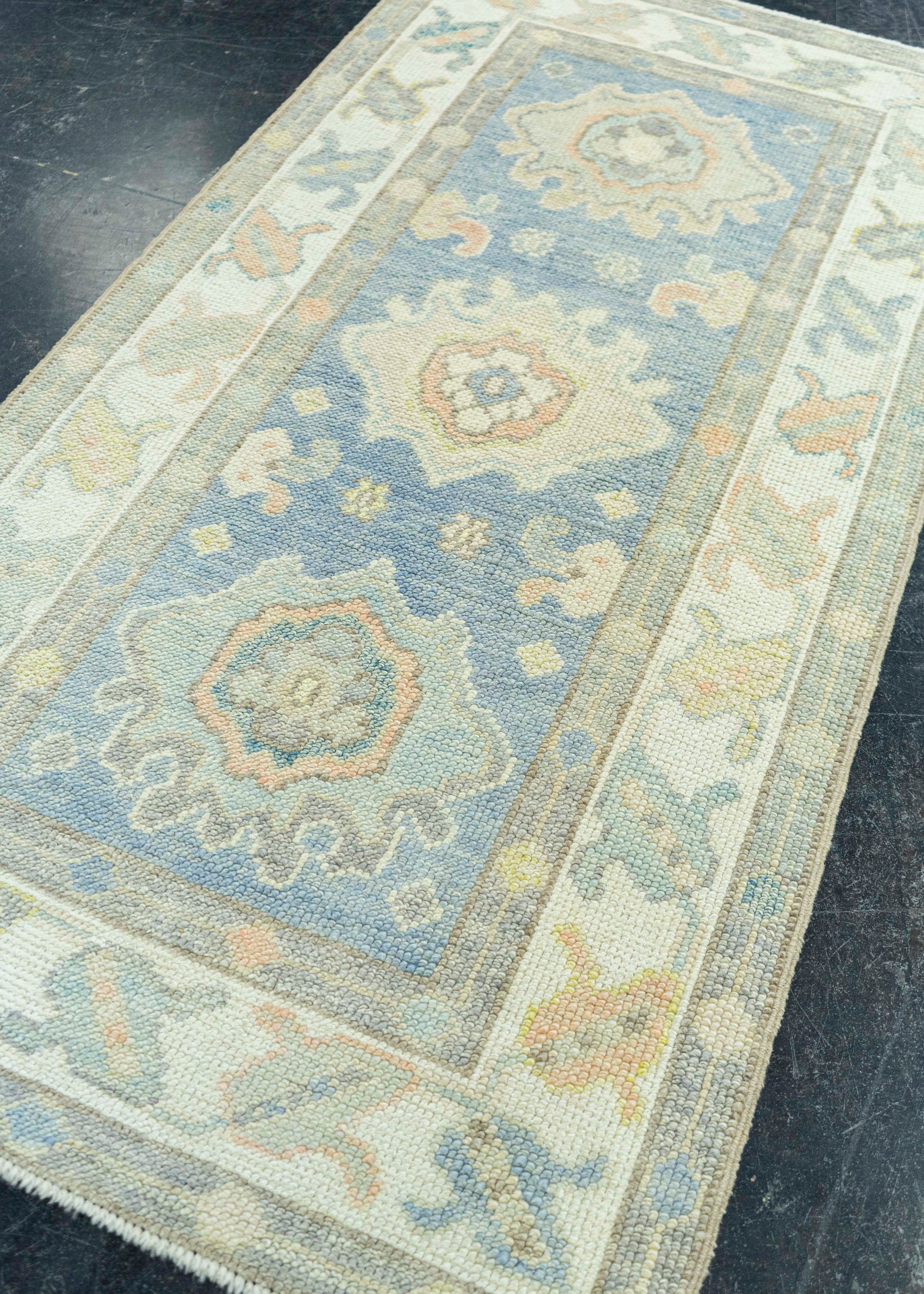 Turkish Oushak Rug 2'6" x 4'10" #19500