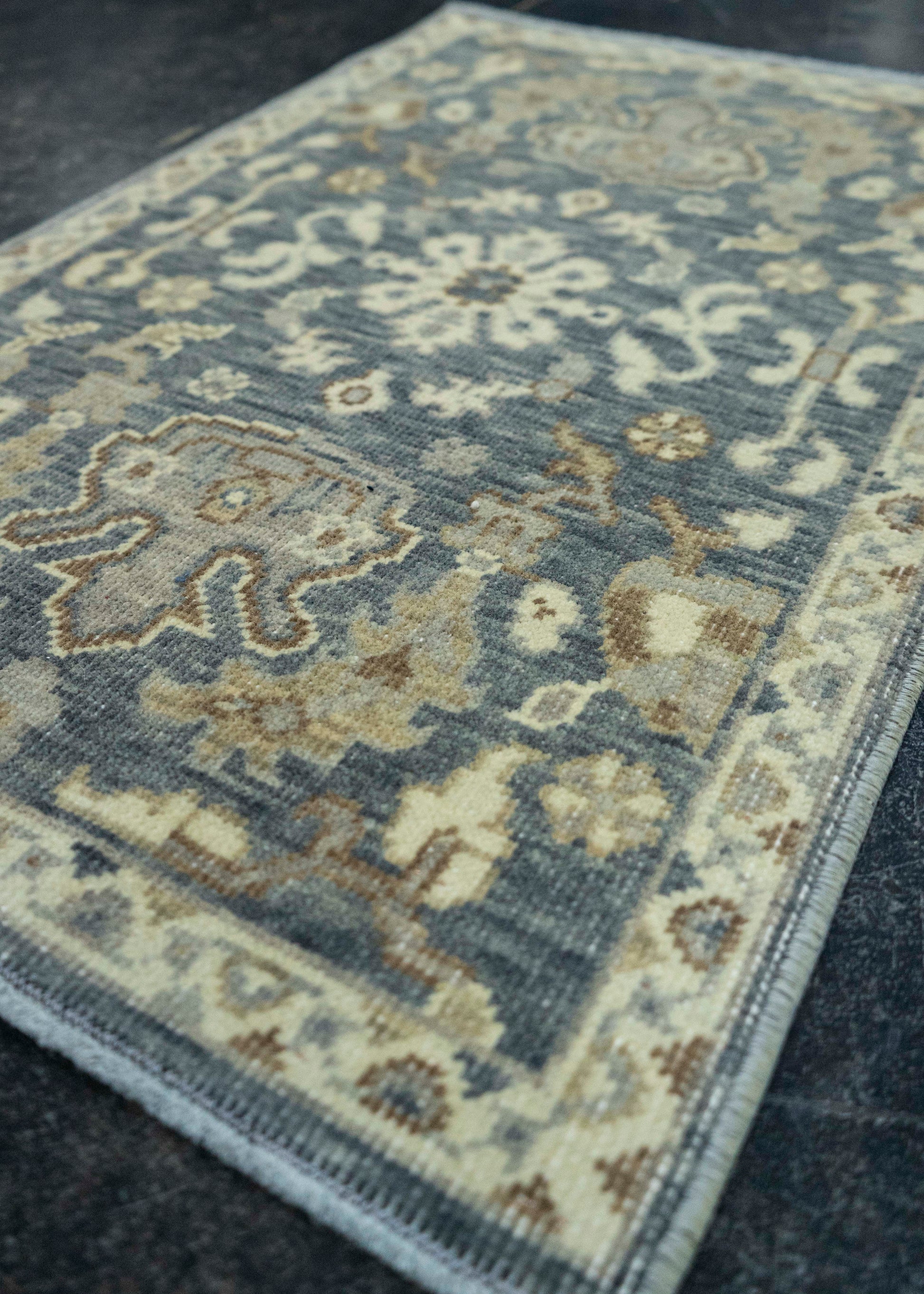 Turkish Oushak Rug 1'7" x 2'5" #20445