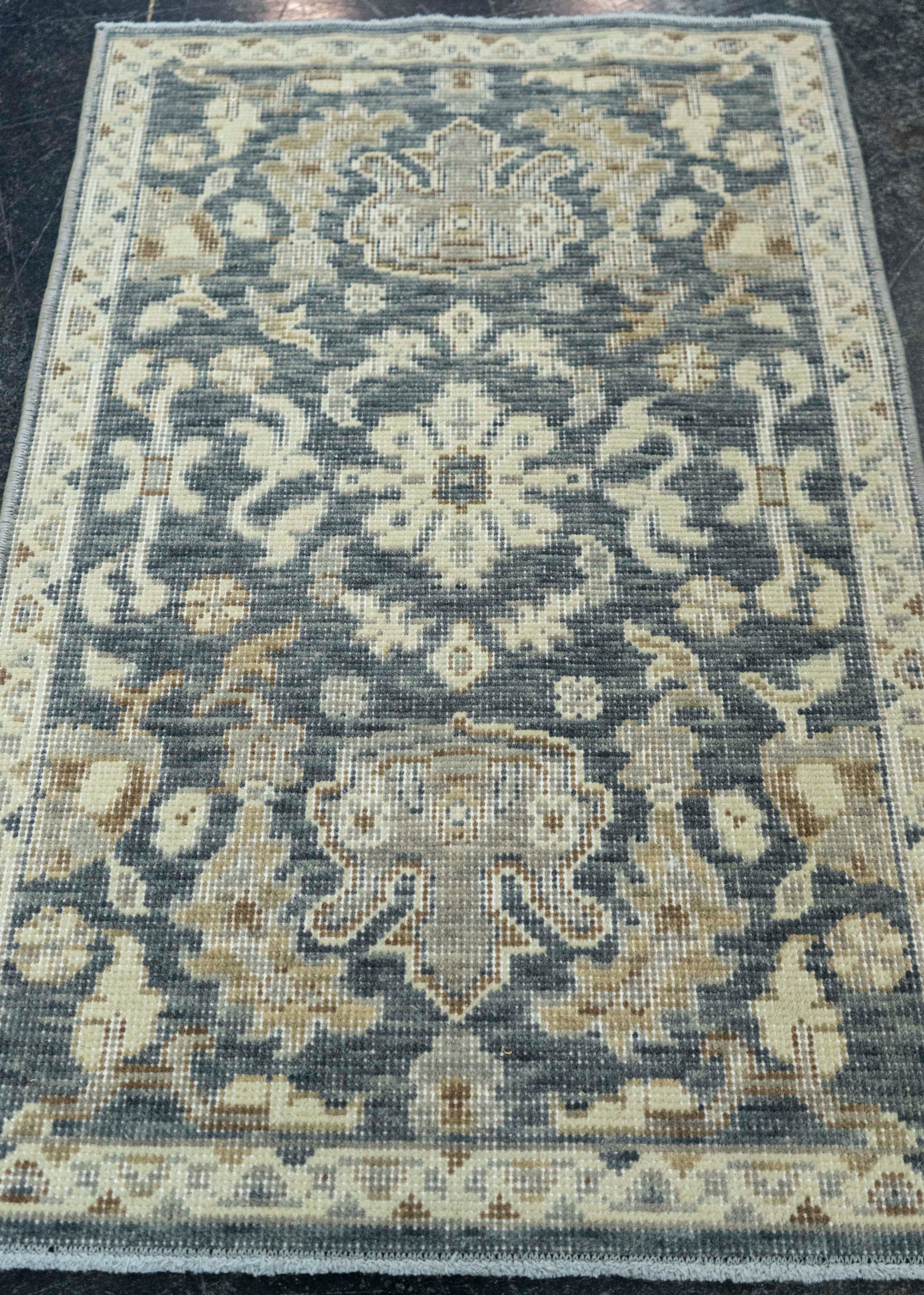 Turkish Oushak Rug 1'7" x 2'5" #20444