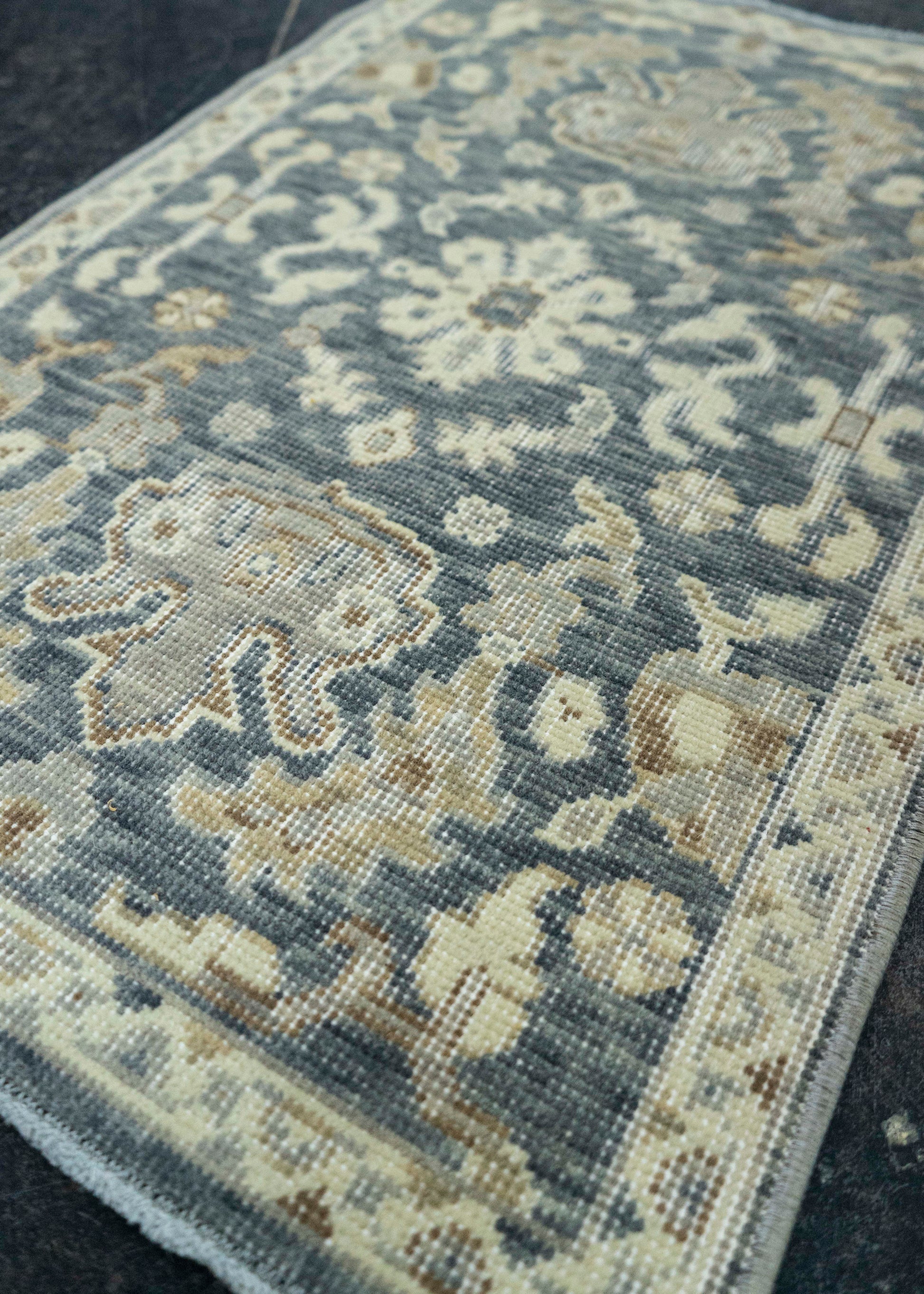 Turkish Oushak Rug 1'7" x 2'5" #20444