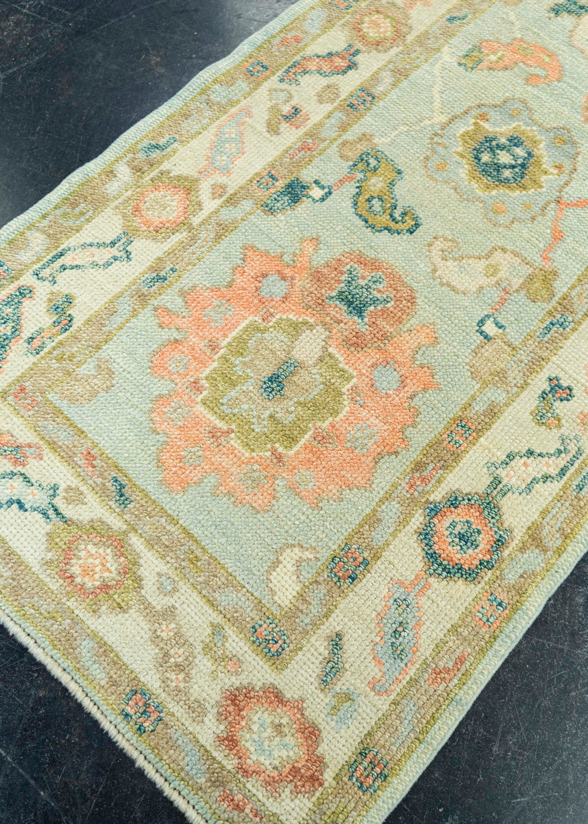 Turkish Oushak Rug 2'4" x 4'10" #20122