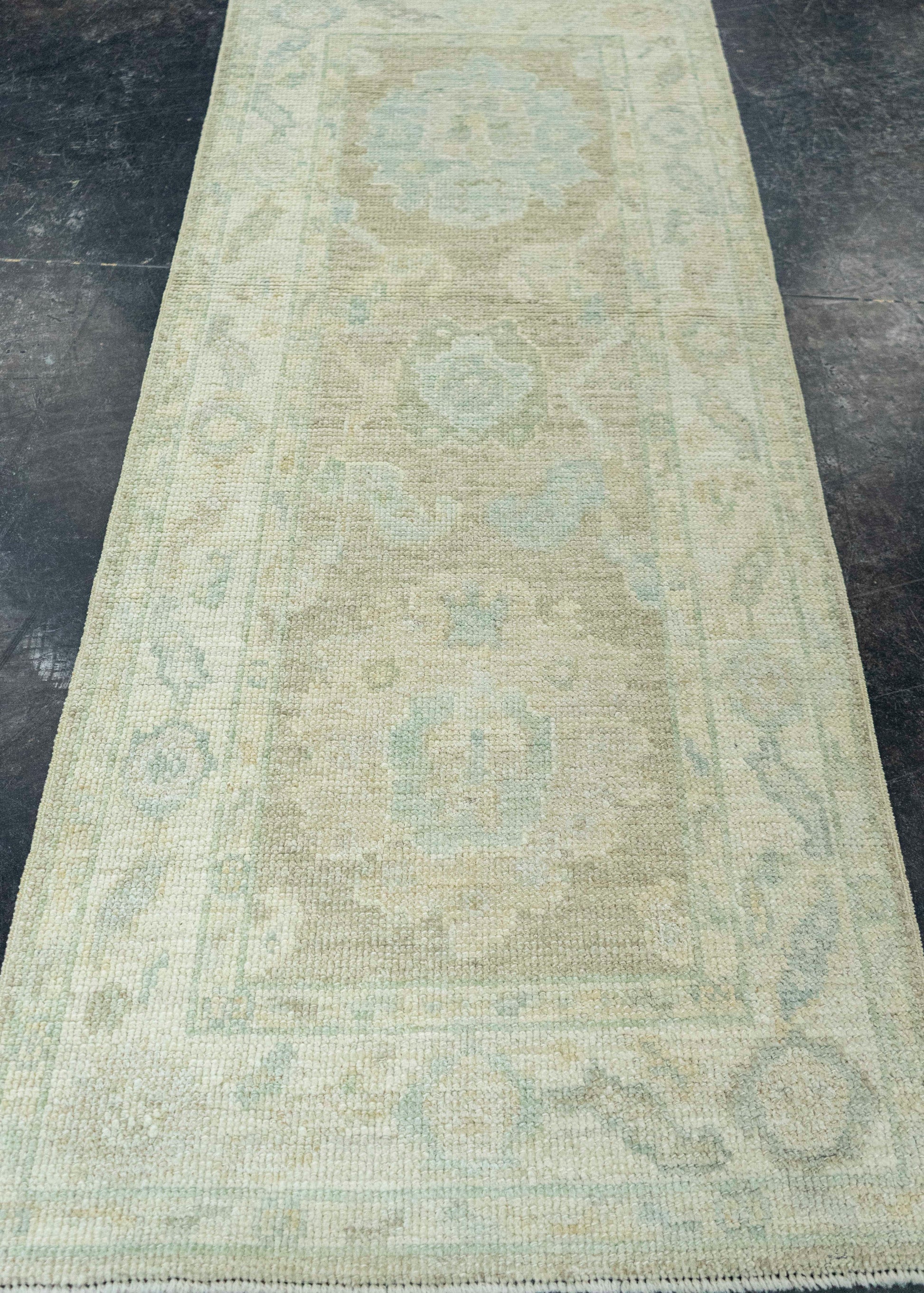 Turkish Oushak Rug 2'2" x 5'2" #19419