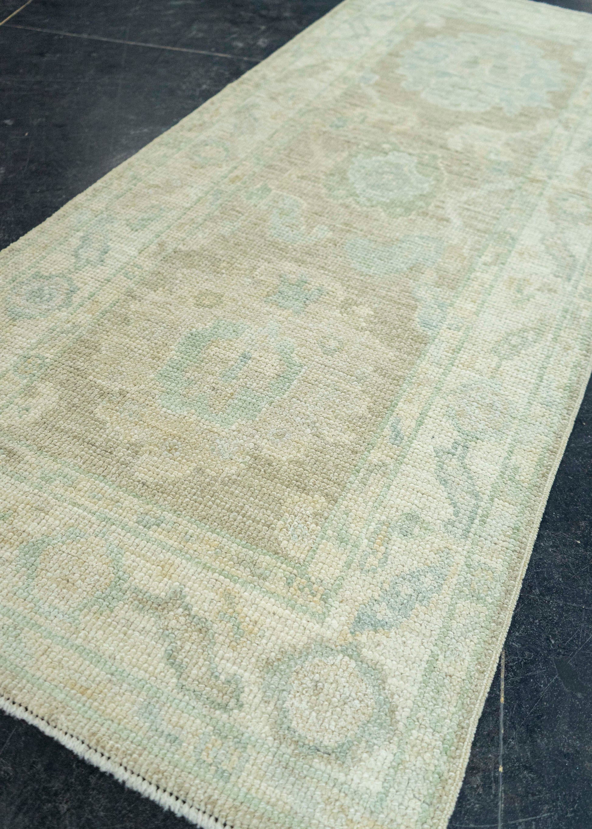 Turkish Oushak Rug 2'2" x 5'2" #19419