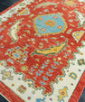 Turkish Oushak Rug 4'9" x 6'6" #19529