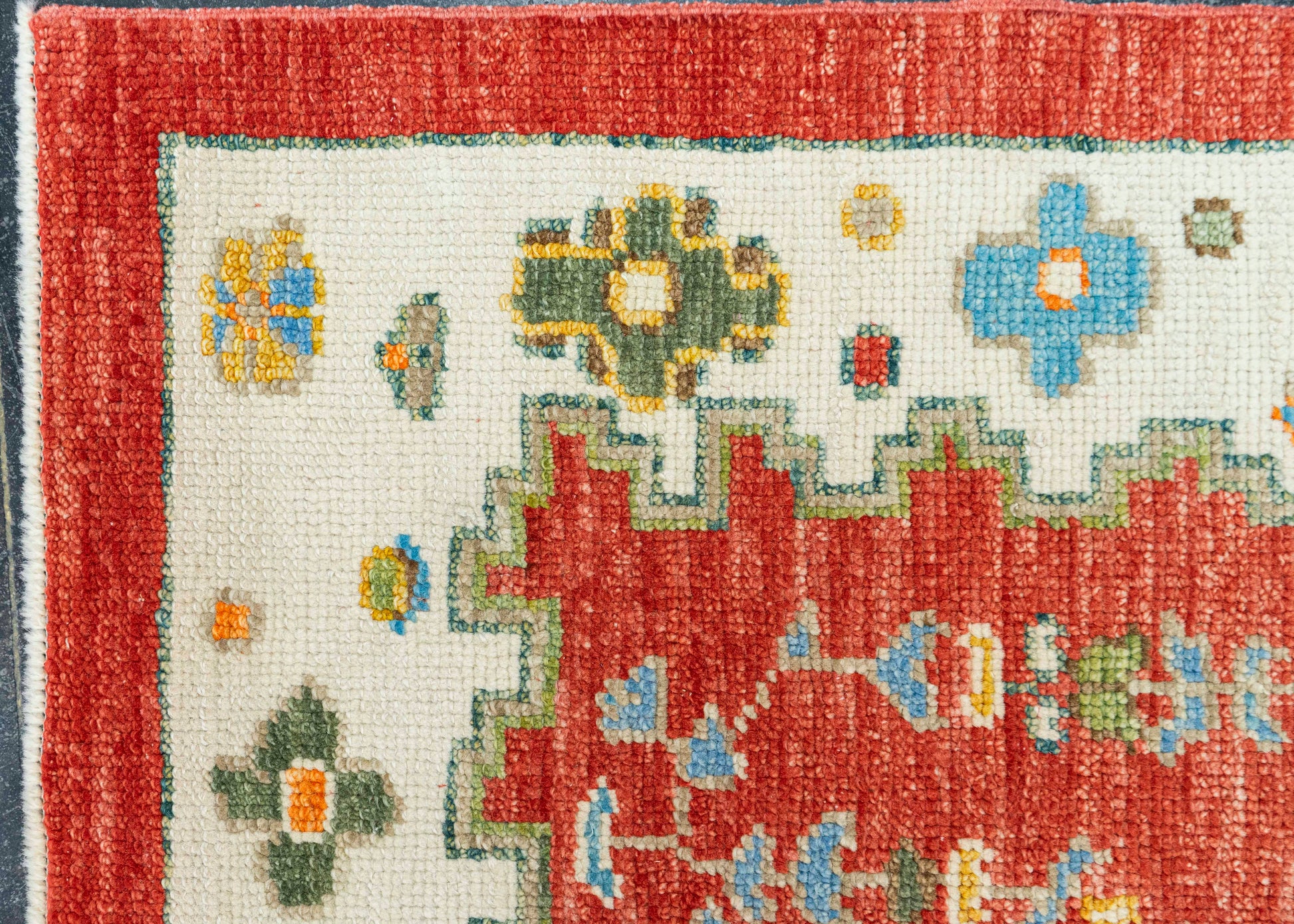 Turkish Oushak Rug 4'9" x 6'6" #19529