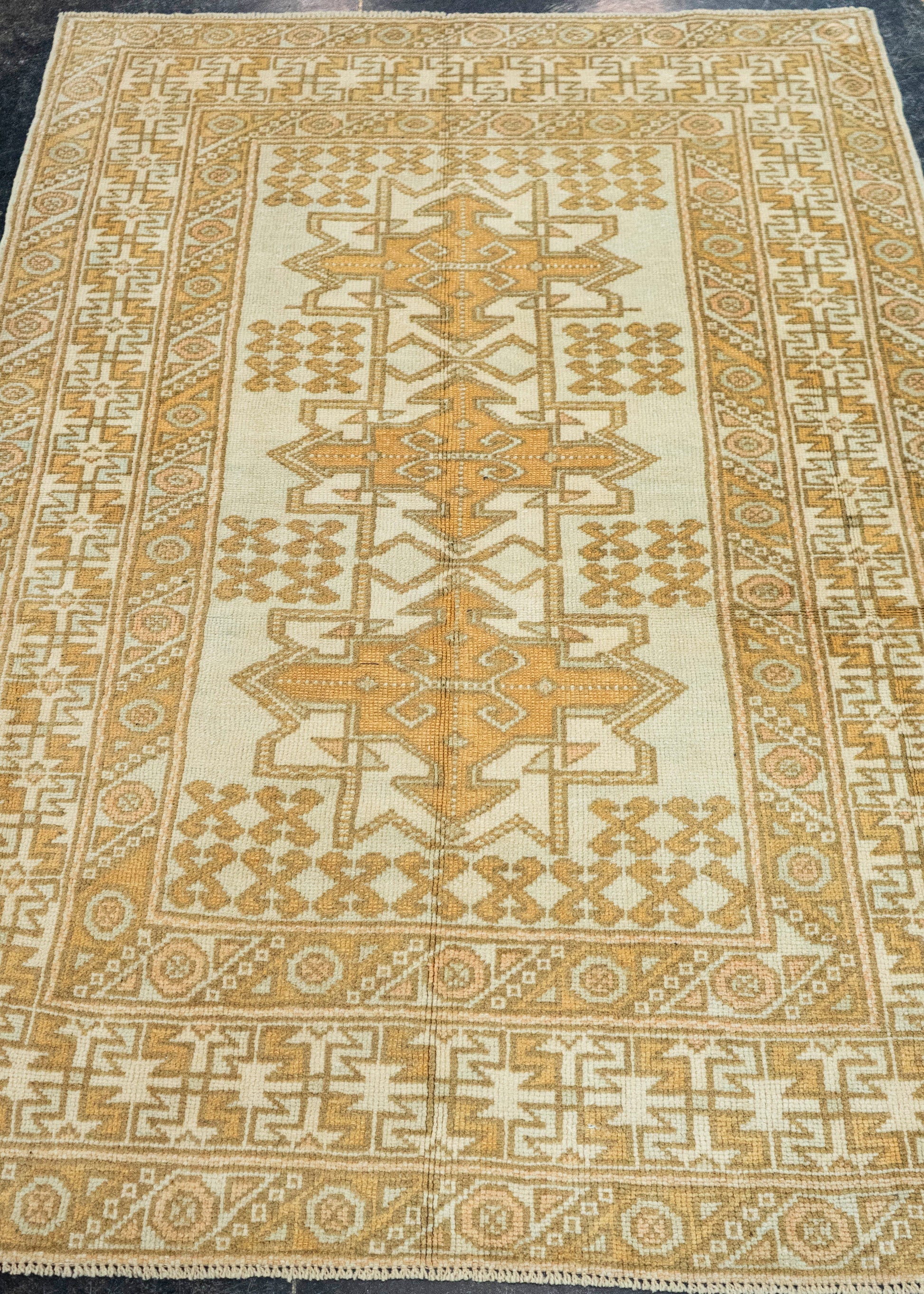 Turkish Vintage Rug  3' x 4'4" #21315