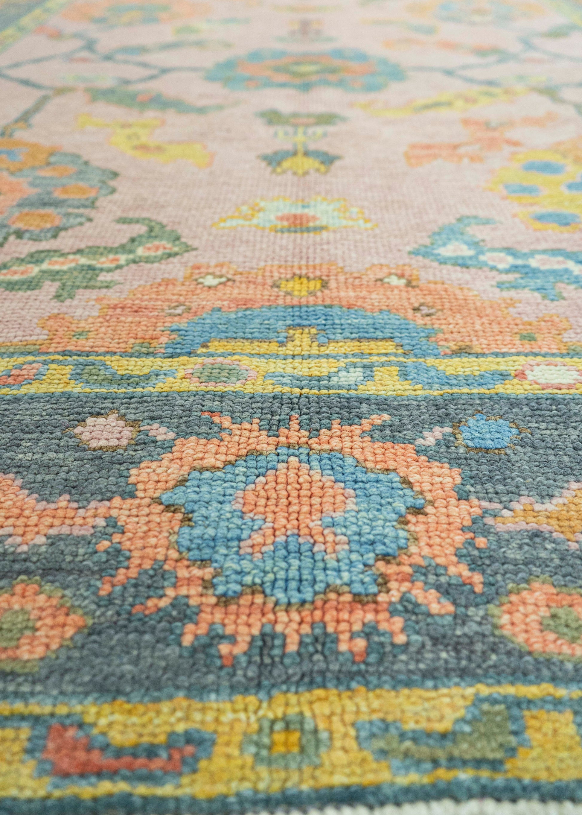 Turkish Oushak Rug 4'10" x 7'2" #19053