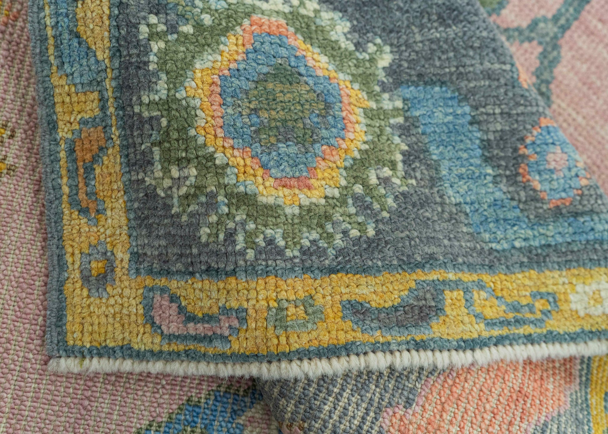 Turkish Oushak Rug 4'10" x 7'2" #19053