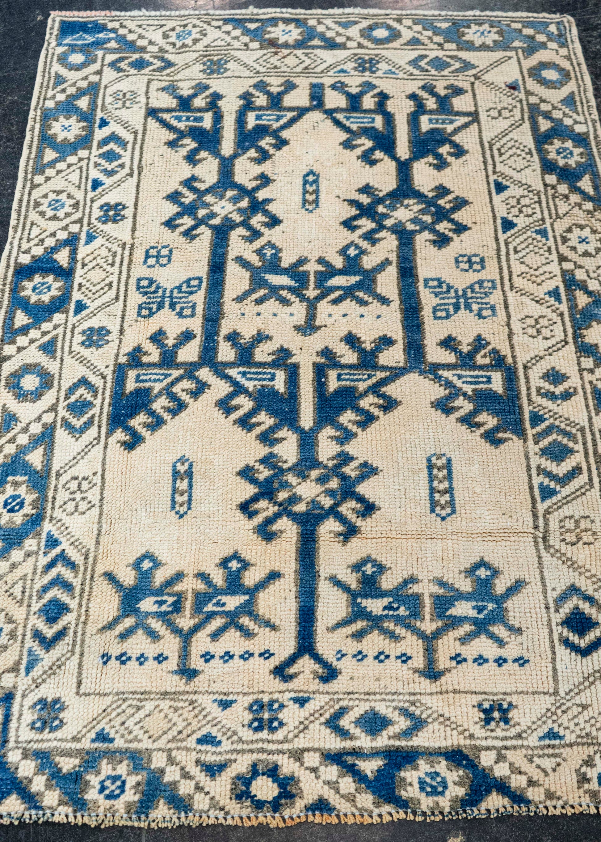 Turkish Vintage Rug  2'4" x 3'3" #21312
