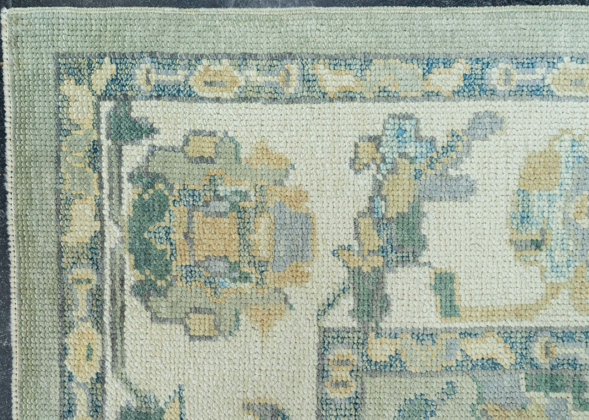 Turkish Oushak Rug 5'2" x 6'11" #19104