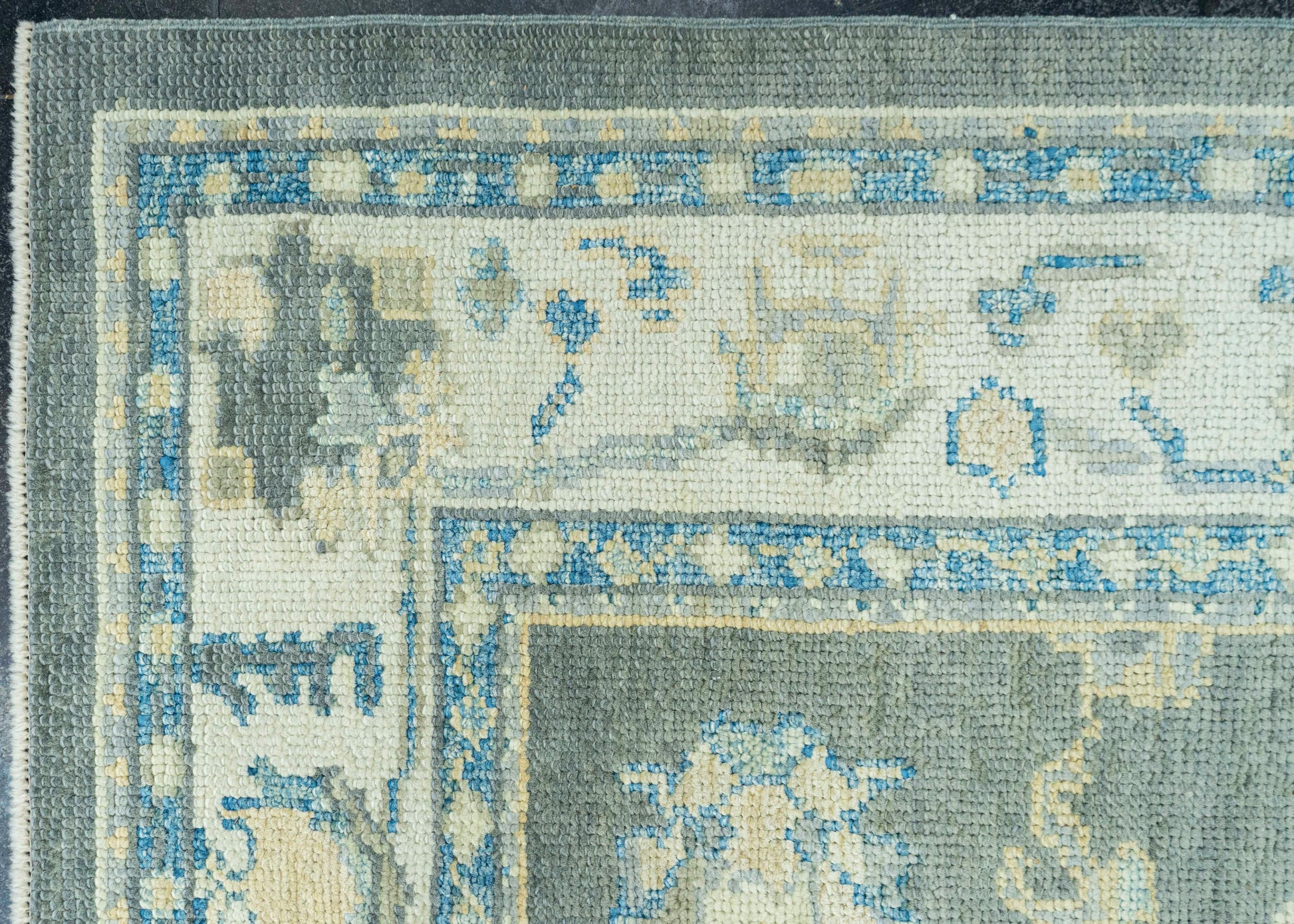 Turkish Oushak Rug 5'1" x 7'6" #19161