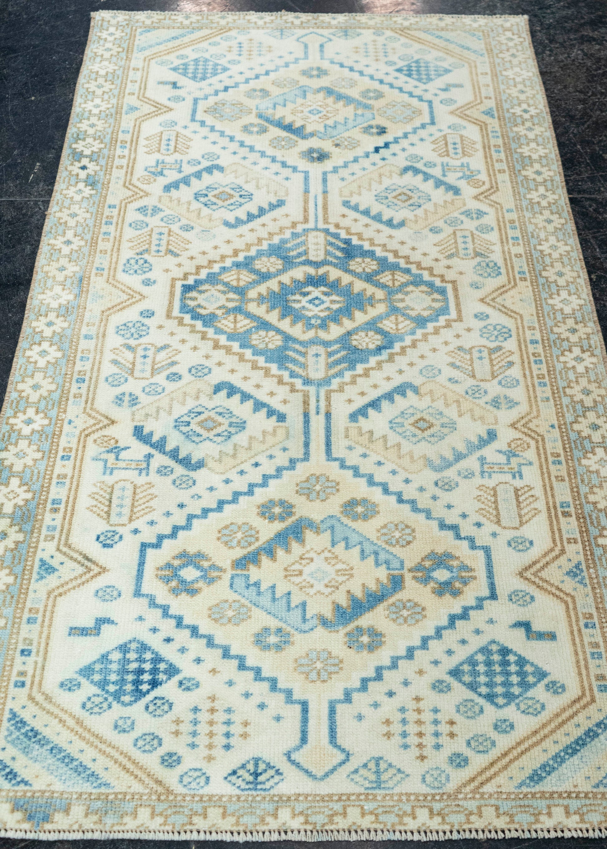 Turkish Vintage Rug  2'4" x 4' #21111