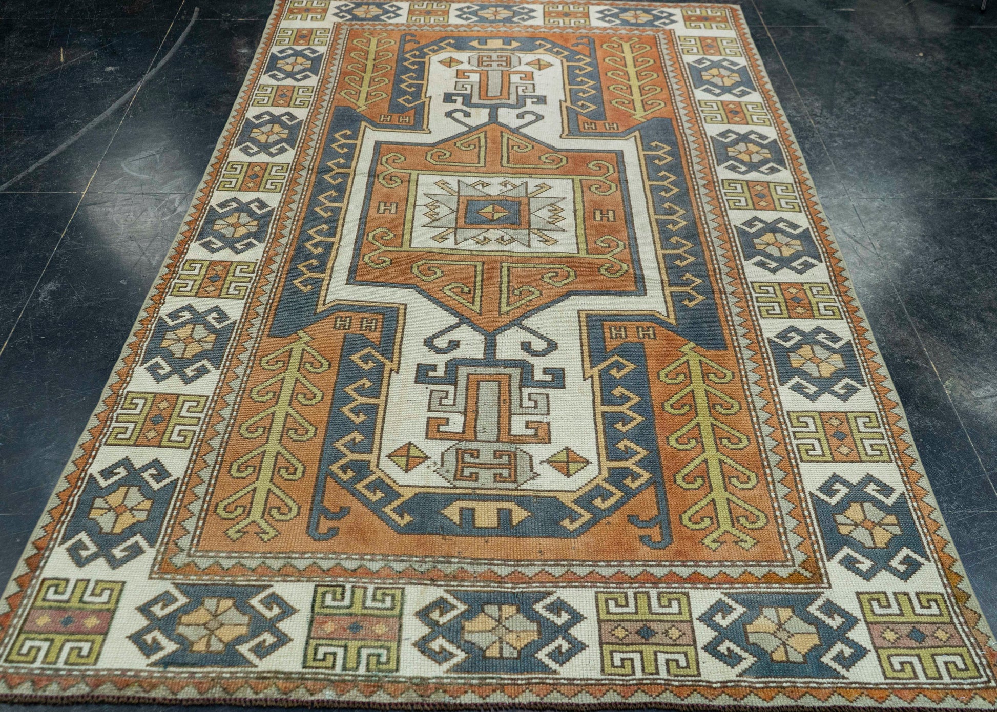 Turkish Vintage Rug 4'10" x 7'8" #20584