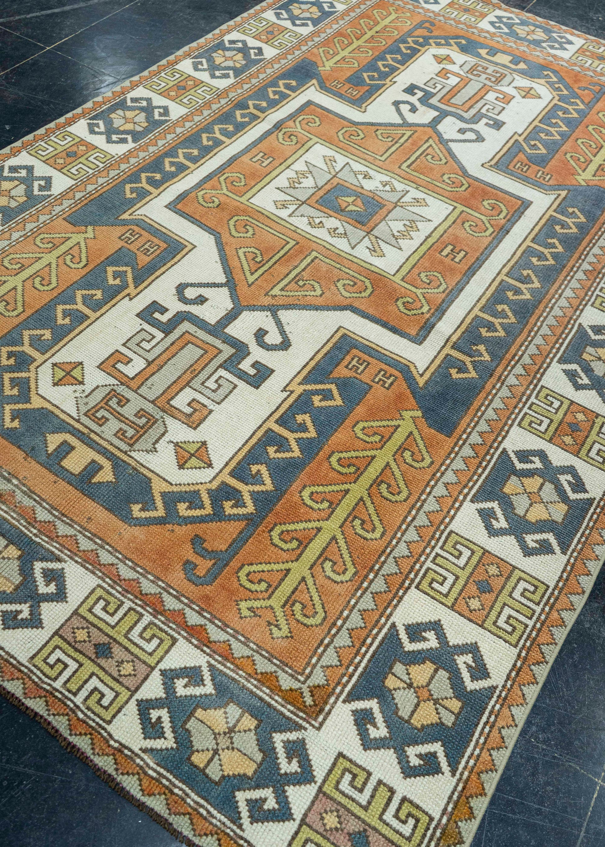 Turkish Vintage Rug 4'10" x 7'8" #20584
