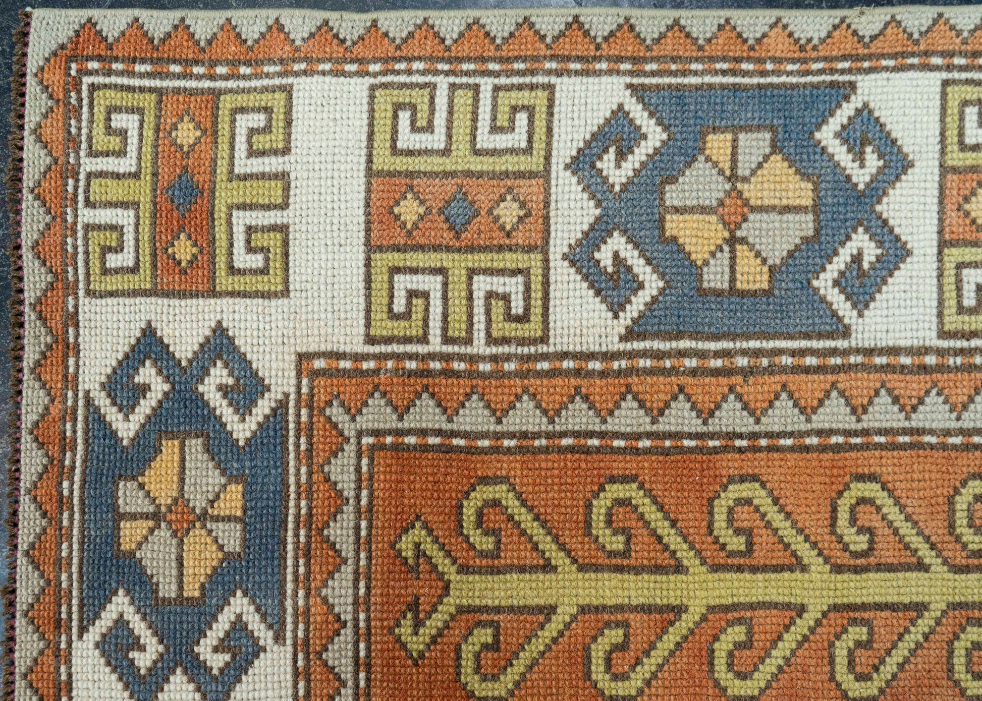 Turkish Vintage Rug 4'10" x 7'8" #20584