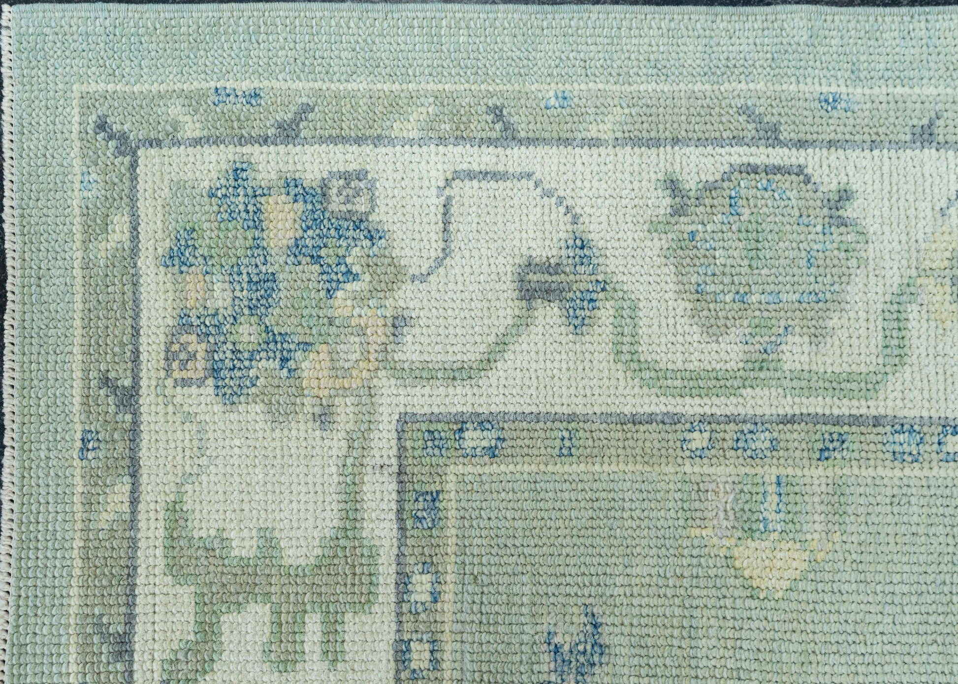 Turkish Oushak Rug 4'3" x 6'1" #19166