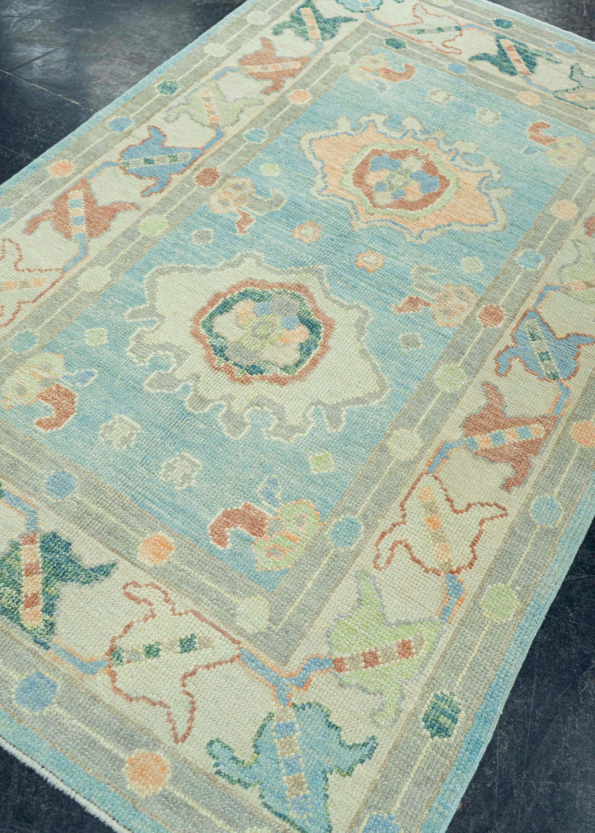 Turkish Oushak Rug 3'9" x 6' #20010