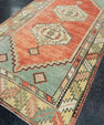 Turkish Vintage Rug  3'9" x 7'1" #21128