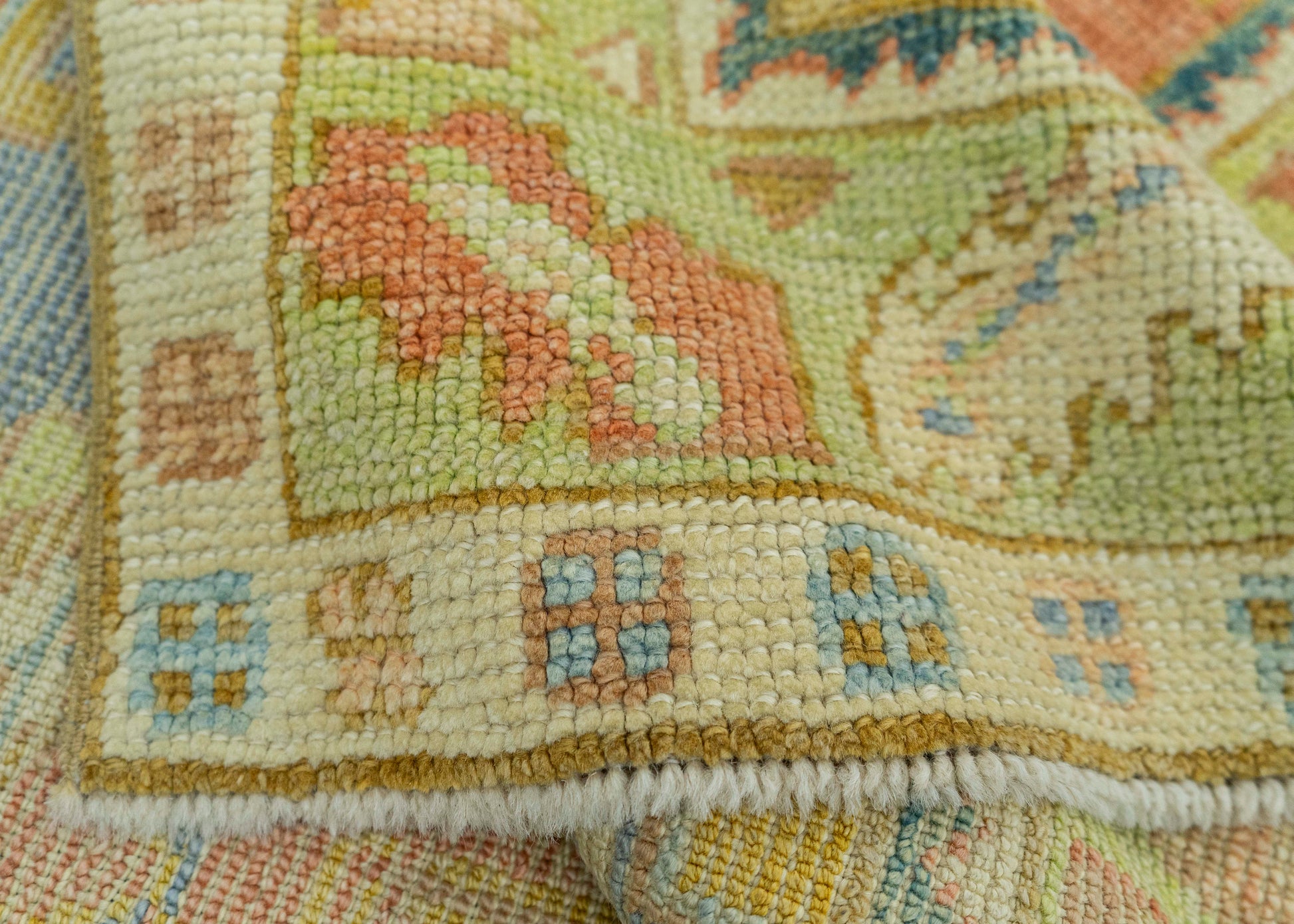 Turkish Oushak Rug 3'9" x 5'9" #19061