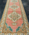 Turkish Vintage Rug  3'7" x 10'9" #21127