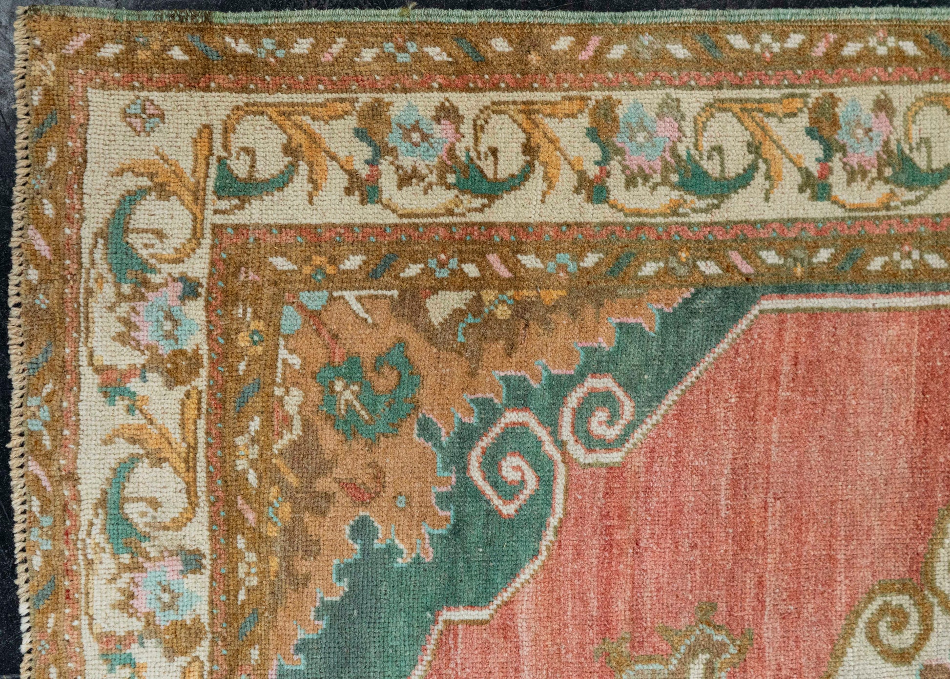 Turkish Vintage Rug  3'7" x 10'9" #21127