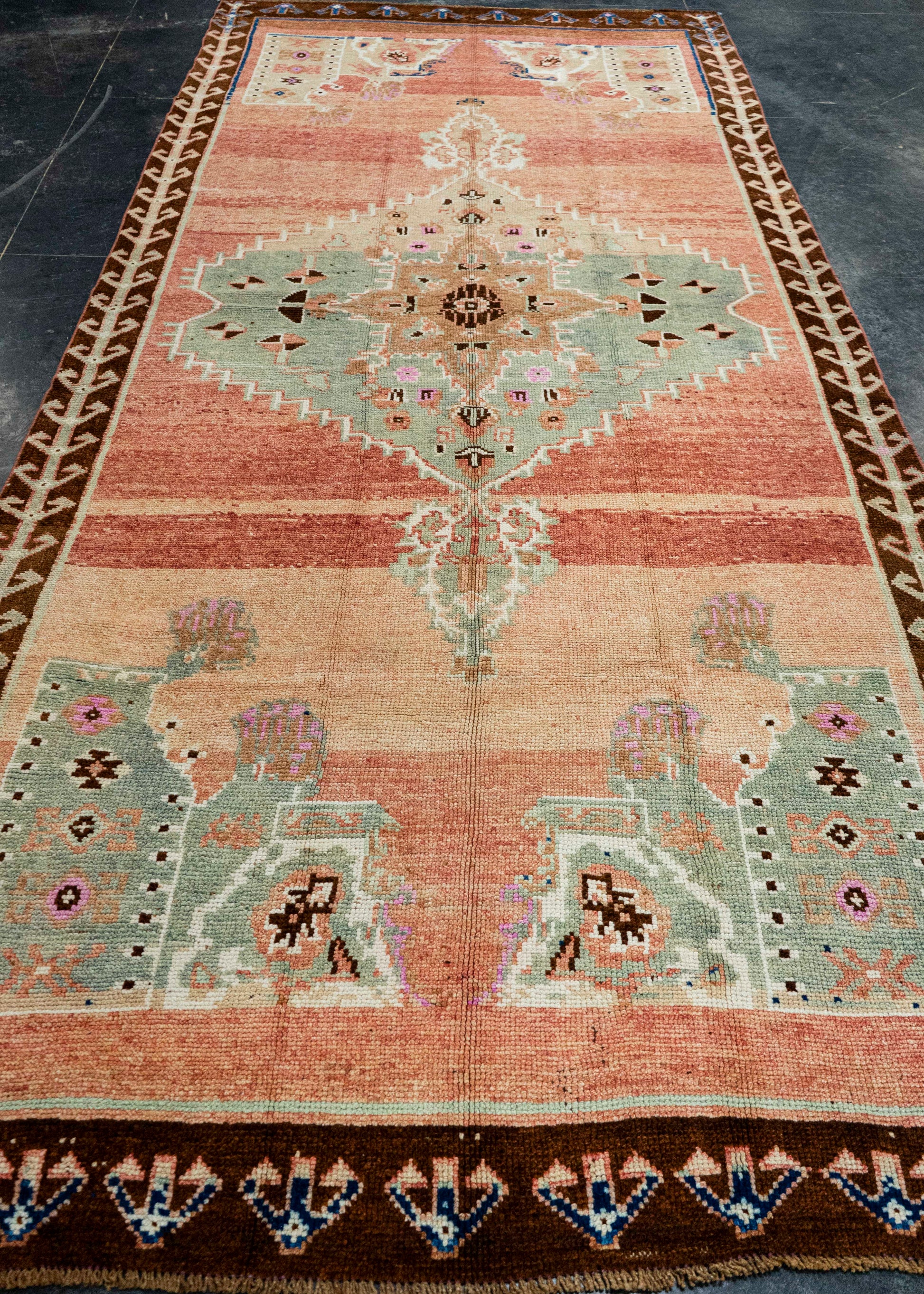 Turkish Vintage Rug  5'6" x 12'9" #21302