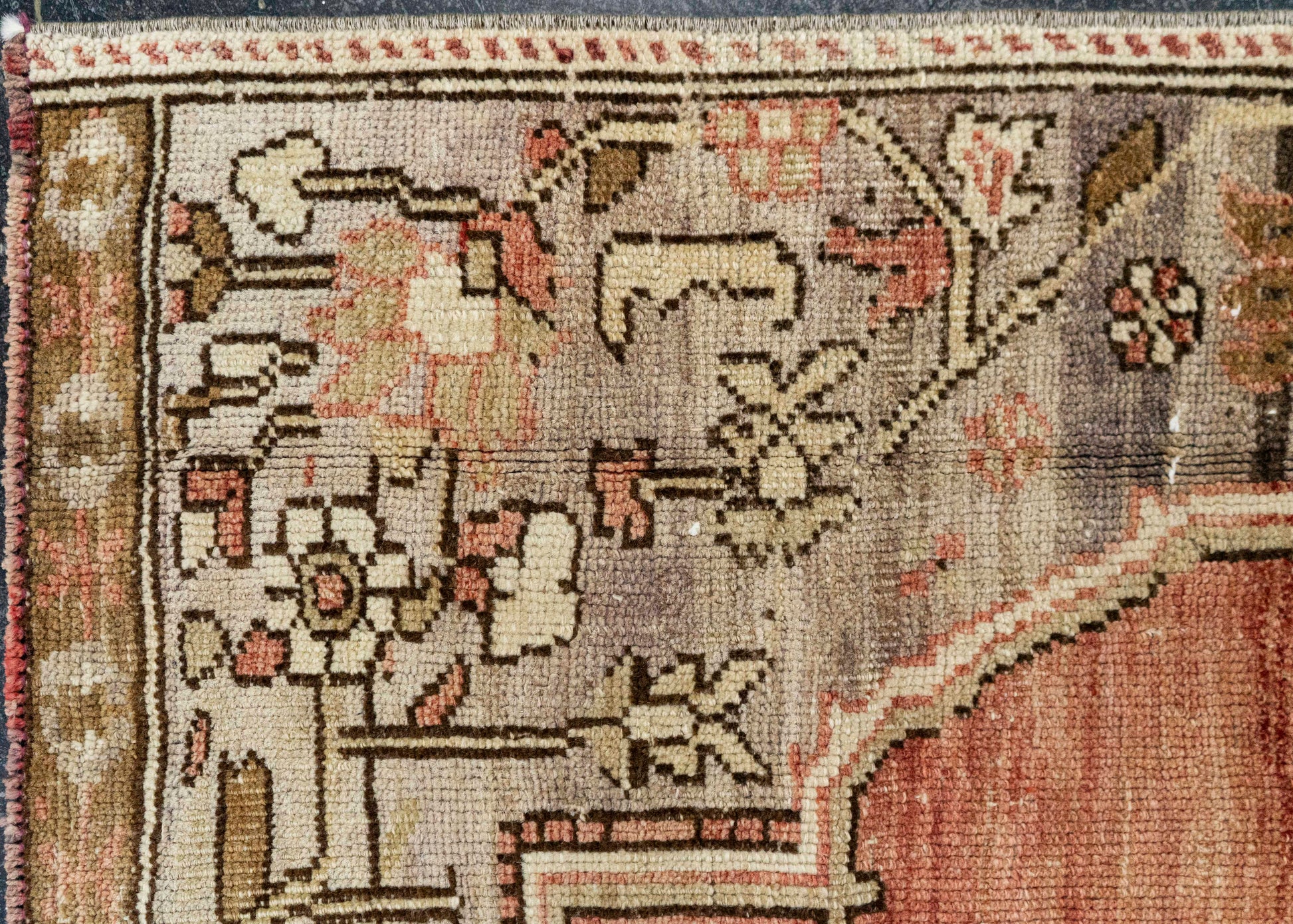 Turkish Vintage Rug  3'5" x 7'3" #21319