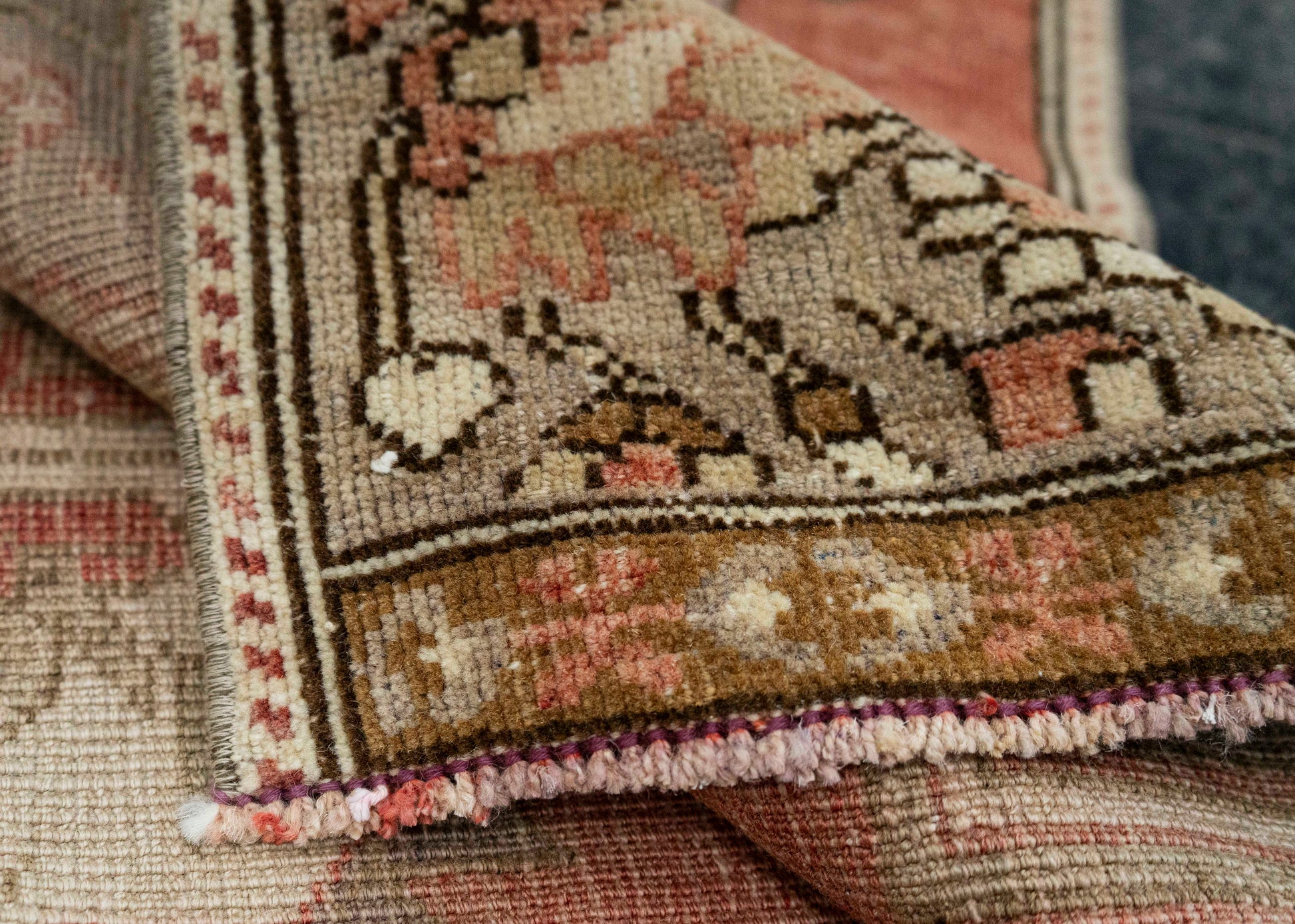 Turkish Vintage Rug  3'5" x 7'3" #21319