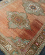 Turkish Vintage Rug  4'8" x 9'8" #21390