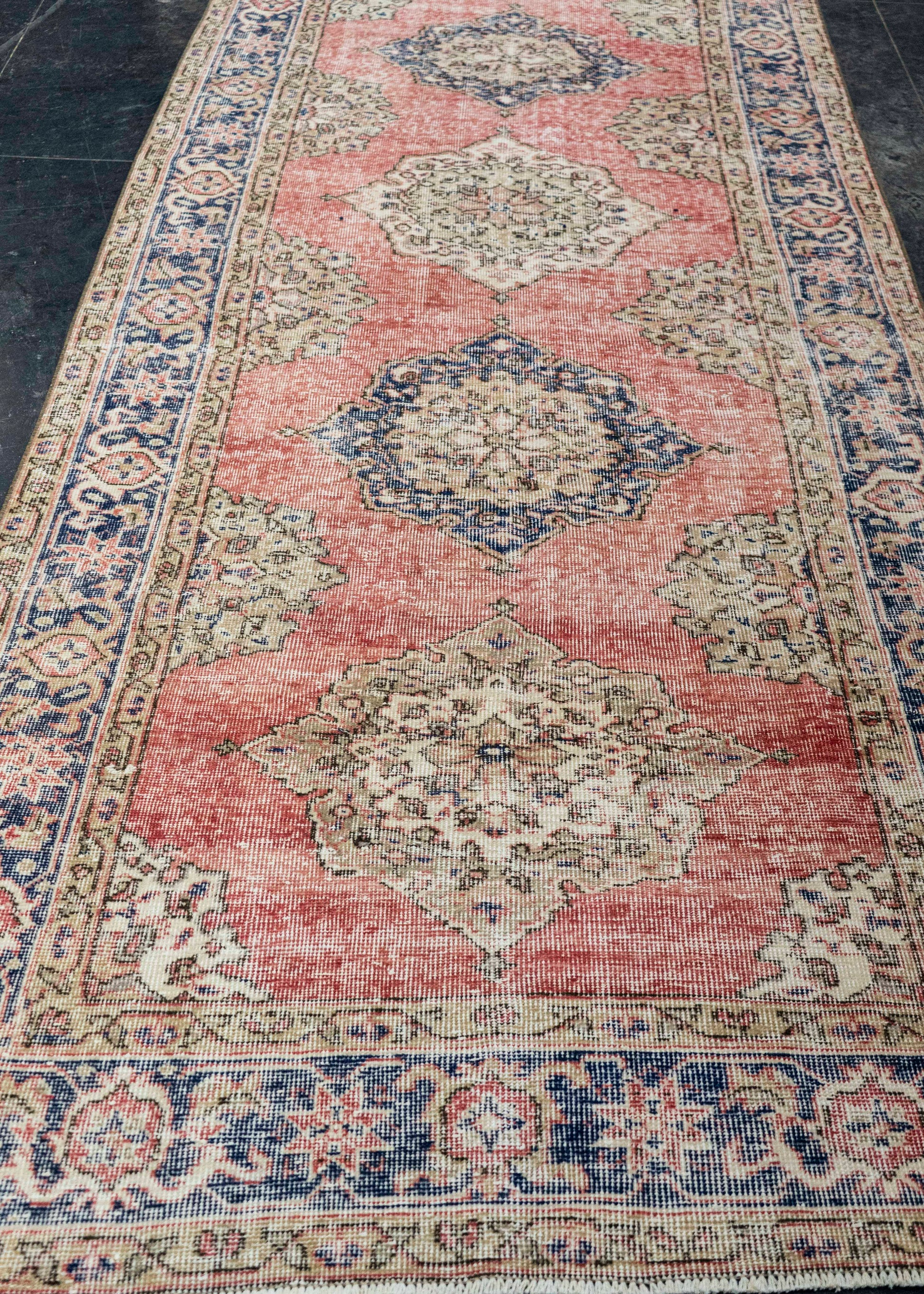 Turkish Vintage Rug  4'5" x 11'11" #21391