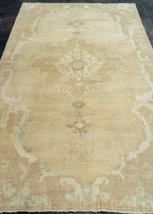 Turkish Vintage Rug  4'5" x 7'11 #21394