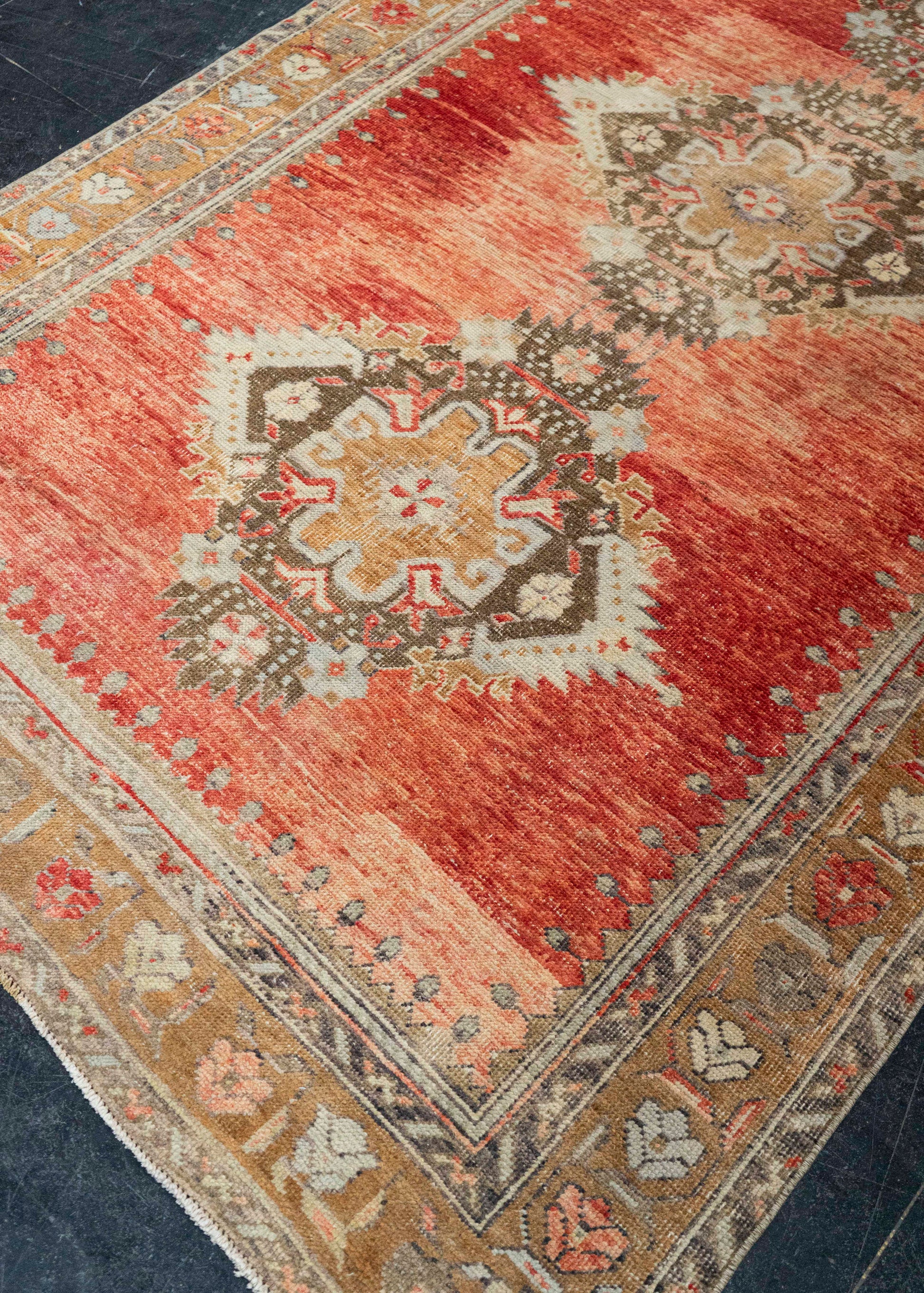 Turkish Vintage Rug  4'8" x 10'3 #21395